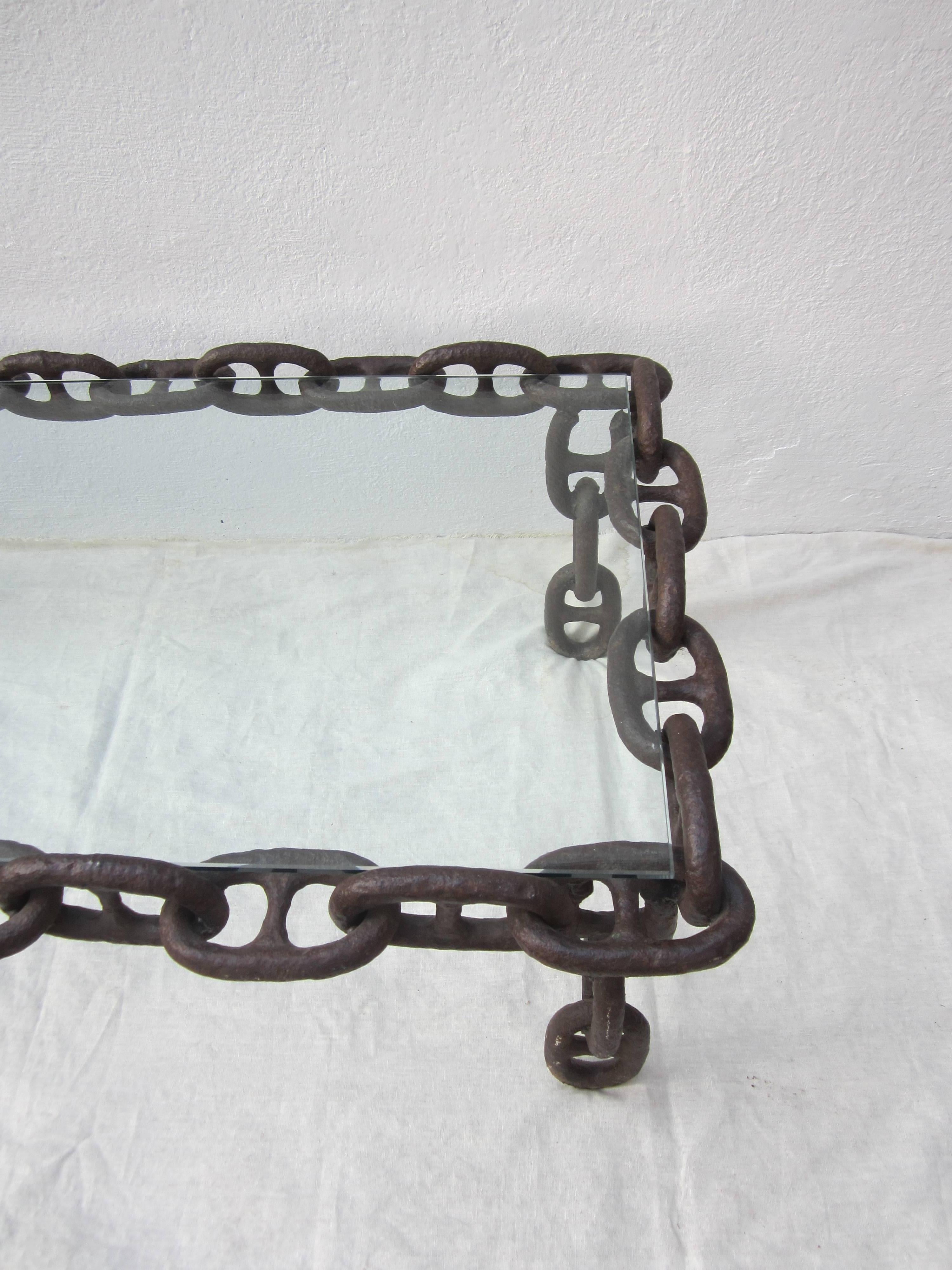 Rectangular Chain Coffee Table 1