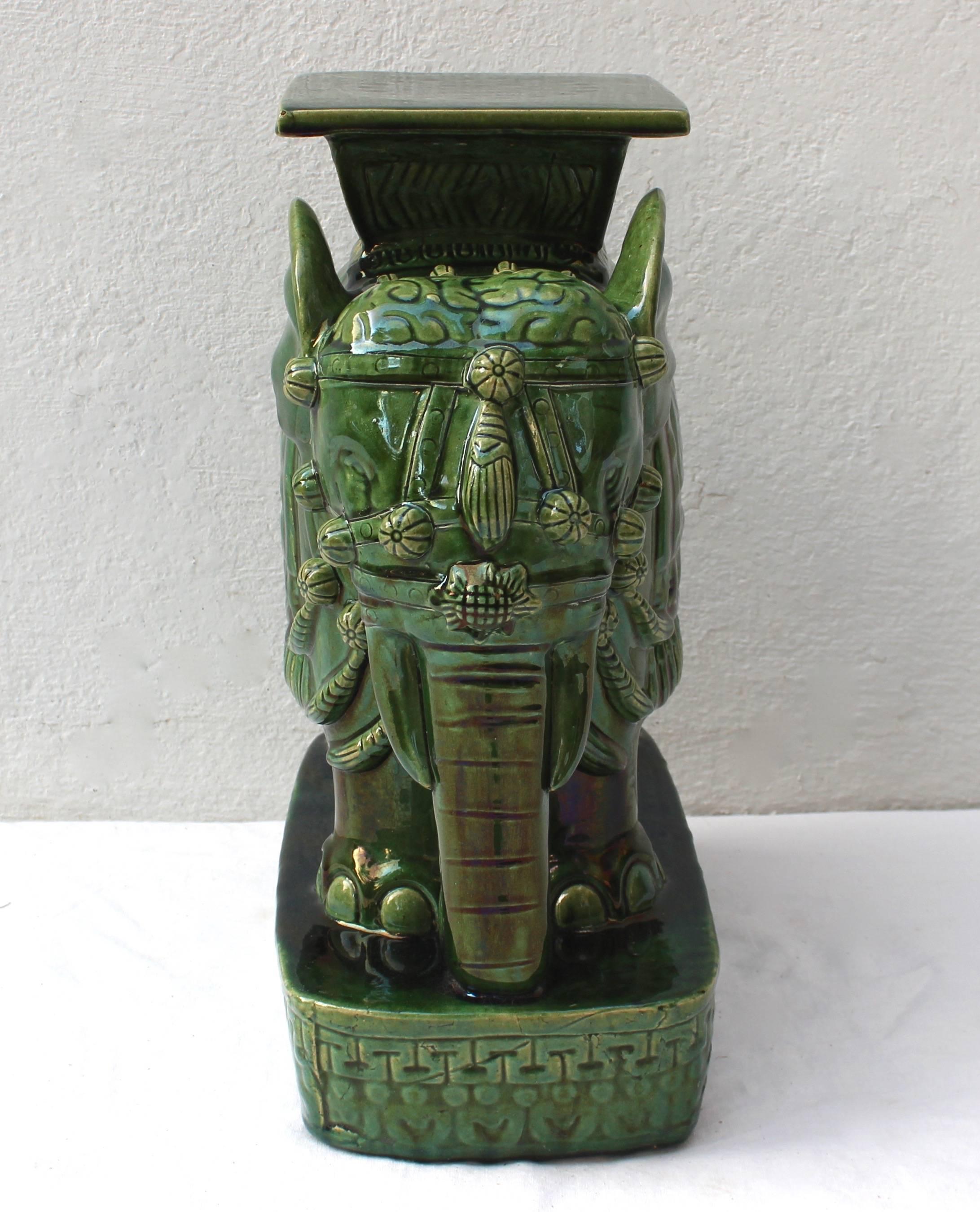 Chinese Ceramic Elephant Garden Table 1