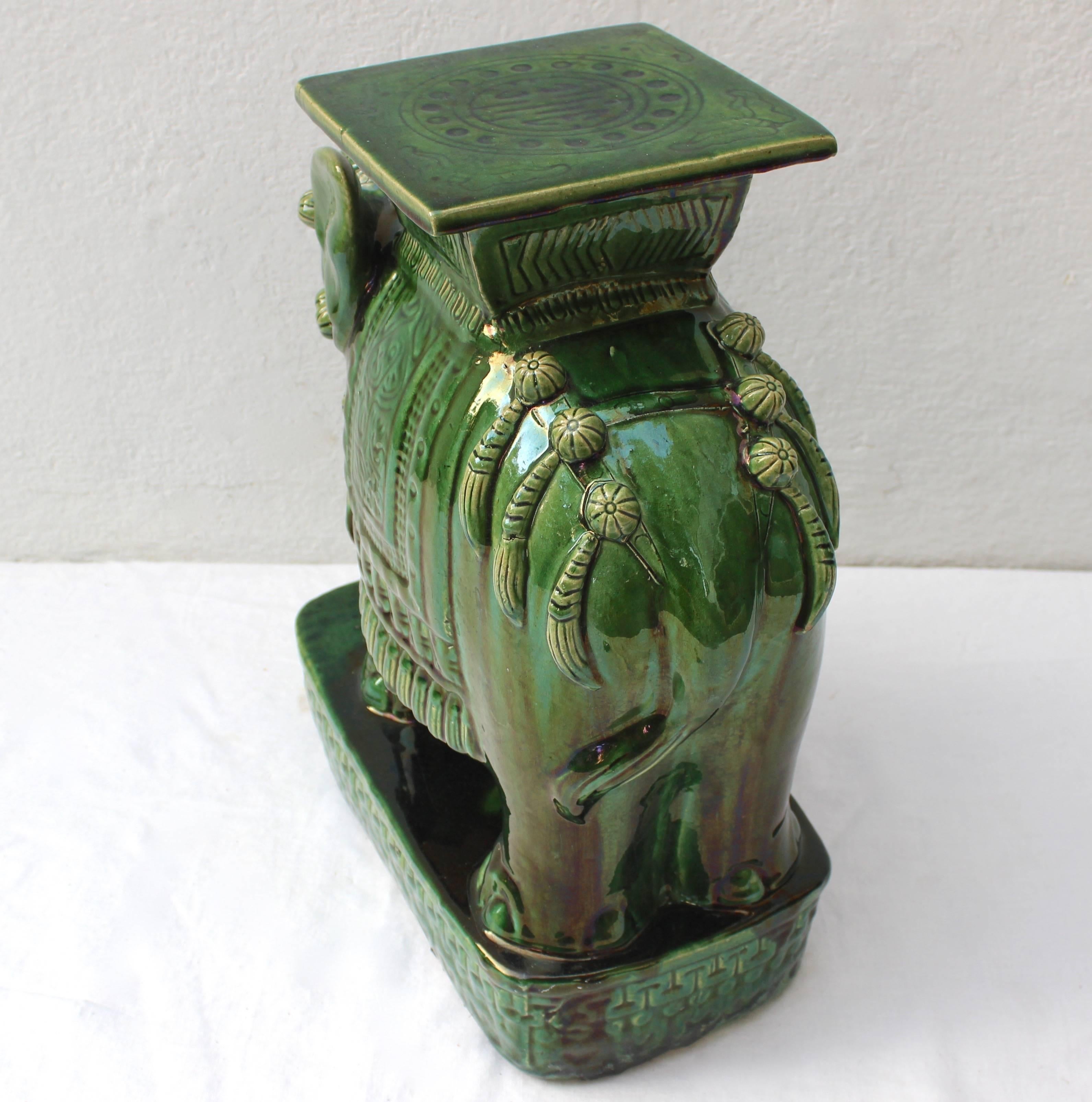 Chinese Ceramic Elephant Garden Table 3