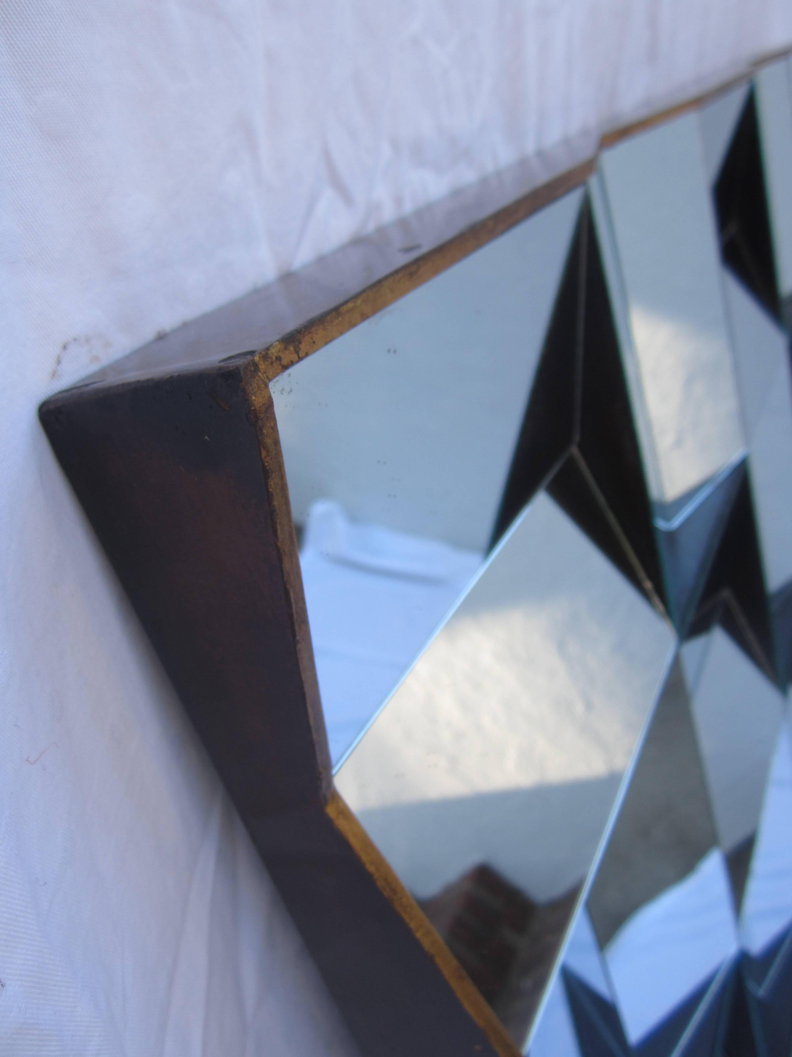 Modern Faceted Mirror in the Style of Neal Small