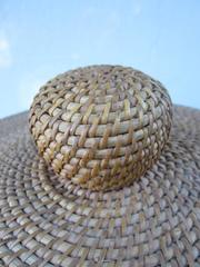 Large Rattan Basket in the Shape of an Urn
