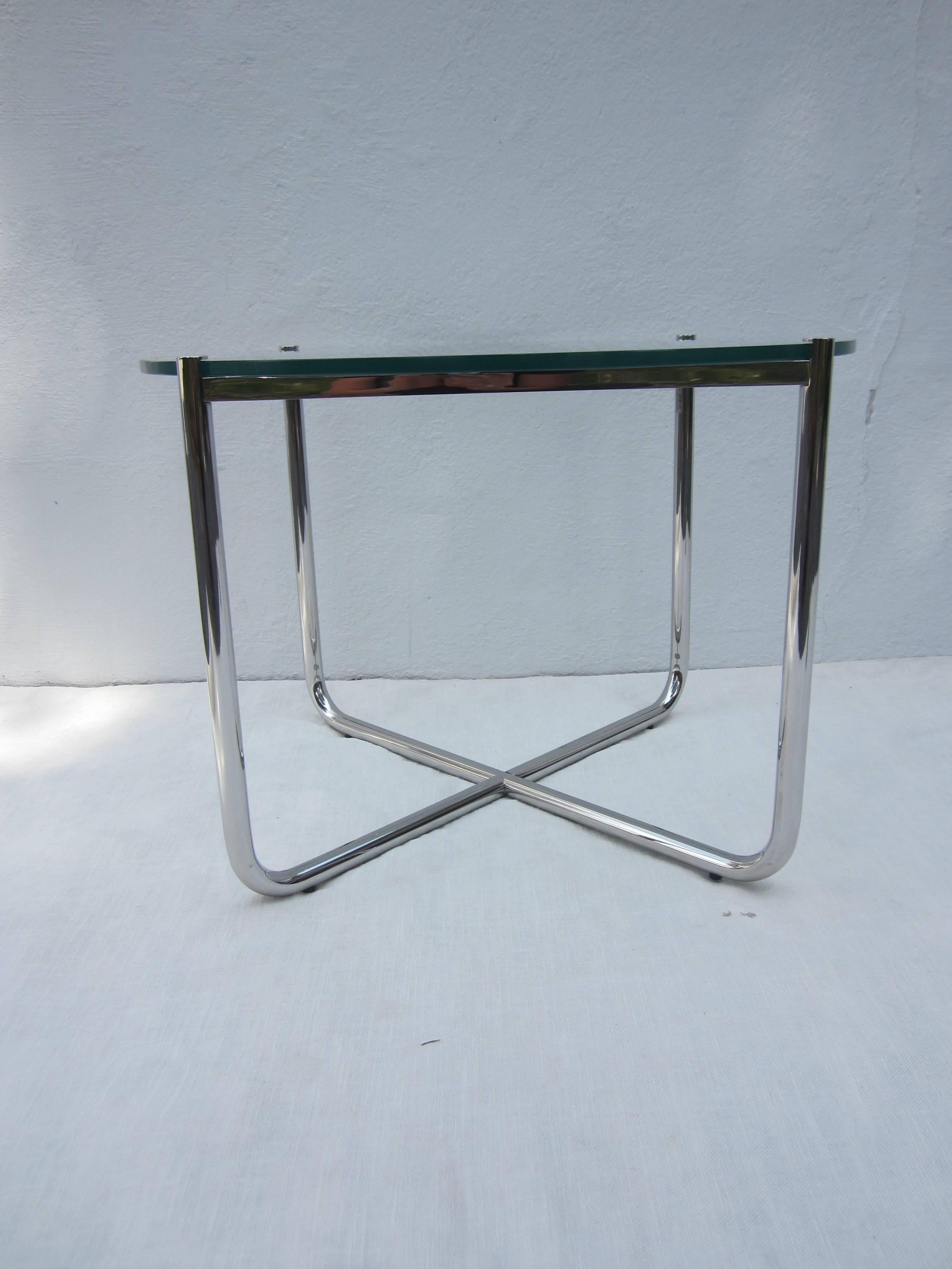 20th Century Side Table by Mies van der Rohe for Knoll