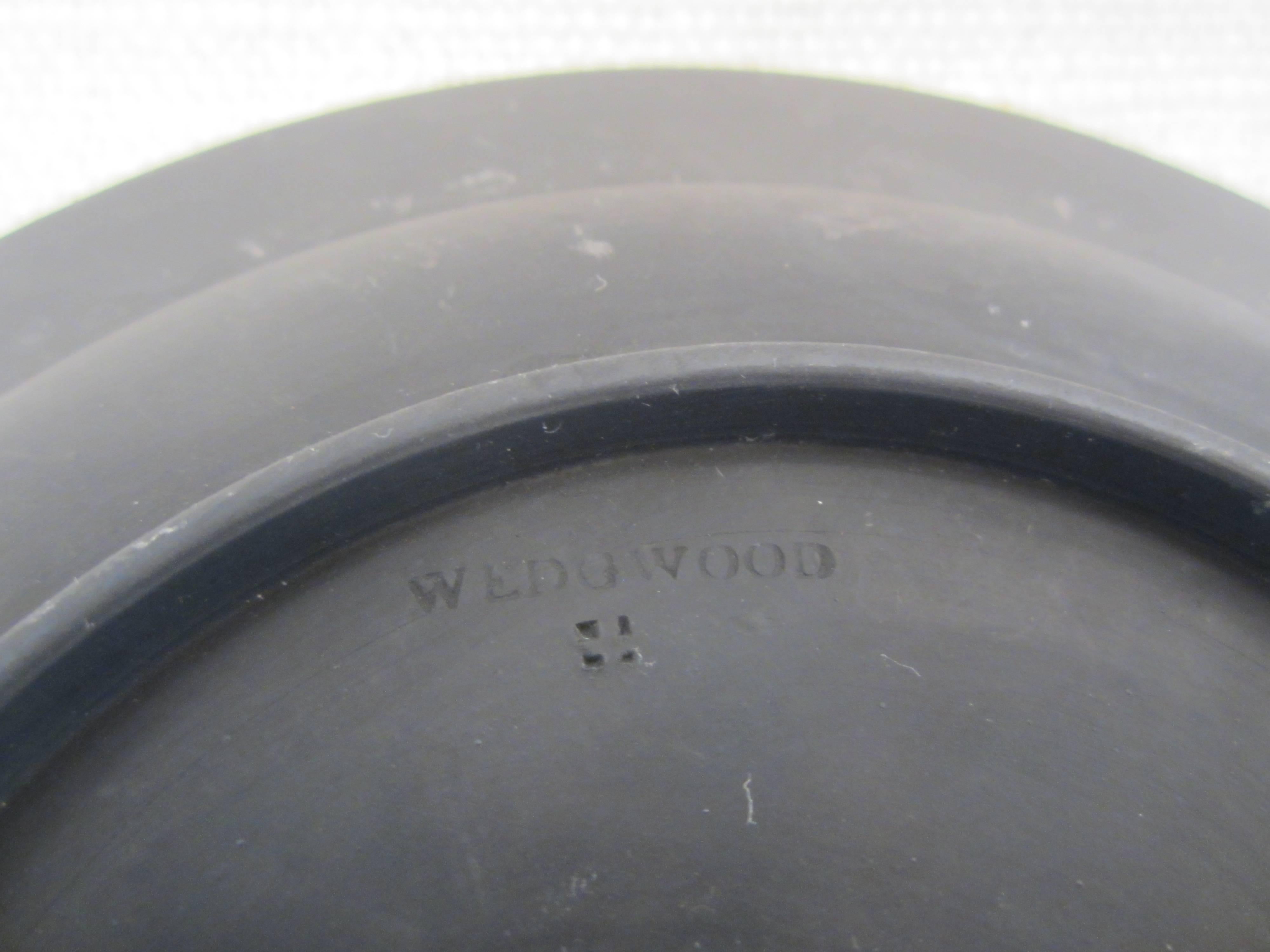 Set of Six Basalt Wedgwood Plates 1