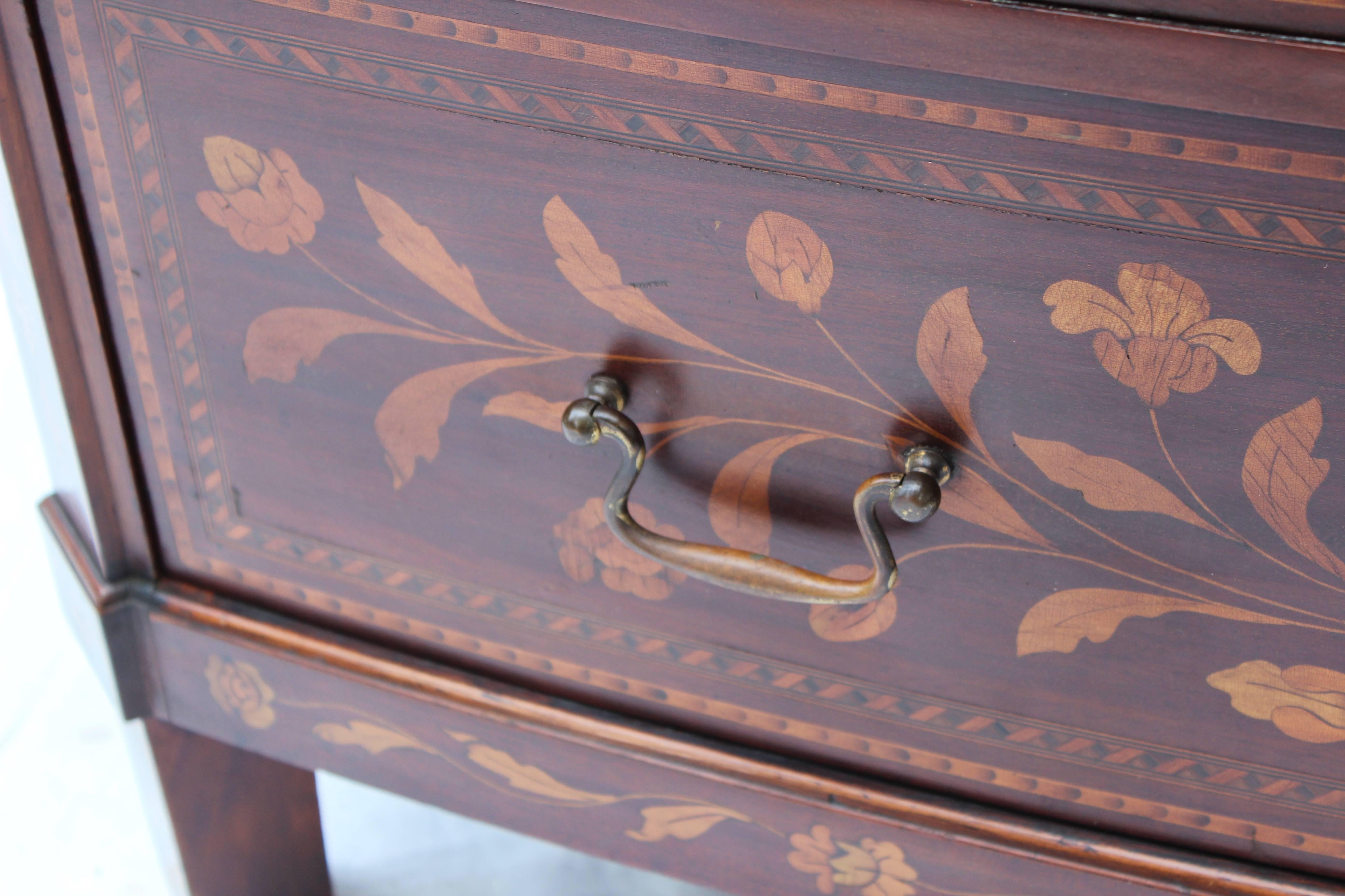 Dutch Inlaid Chest For Sale 1