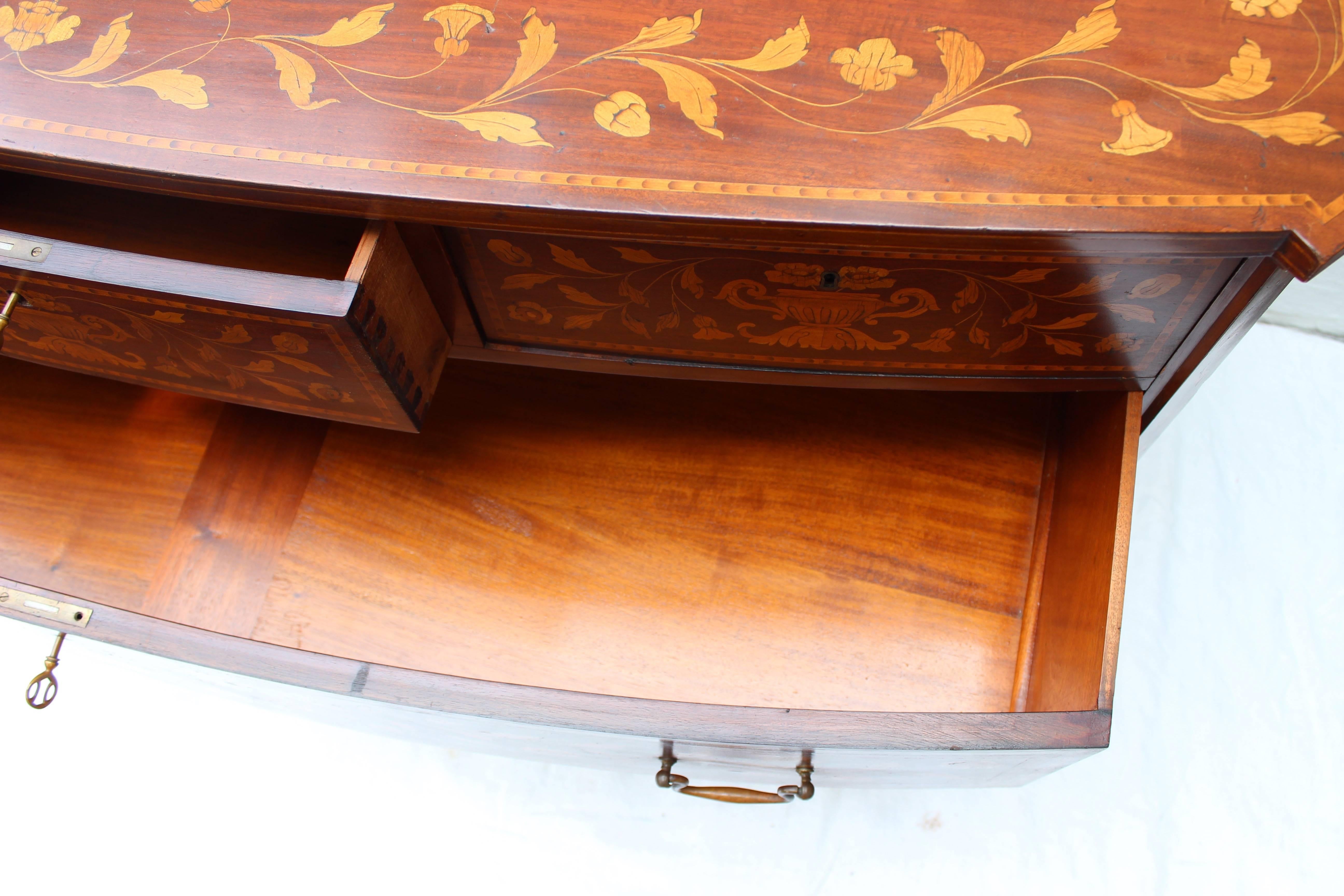 Dutch Inlaid Chest For Sale 3