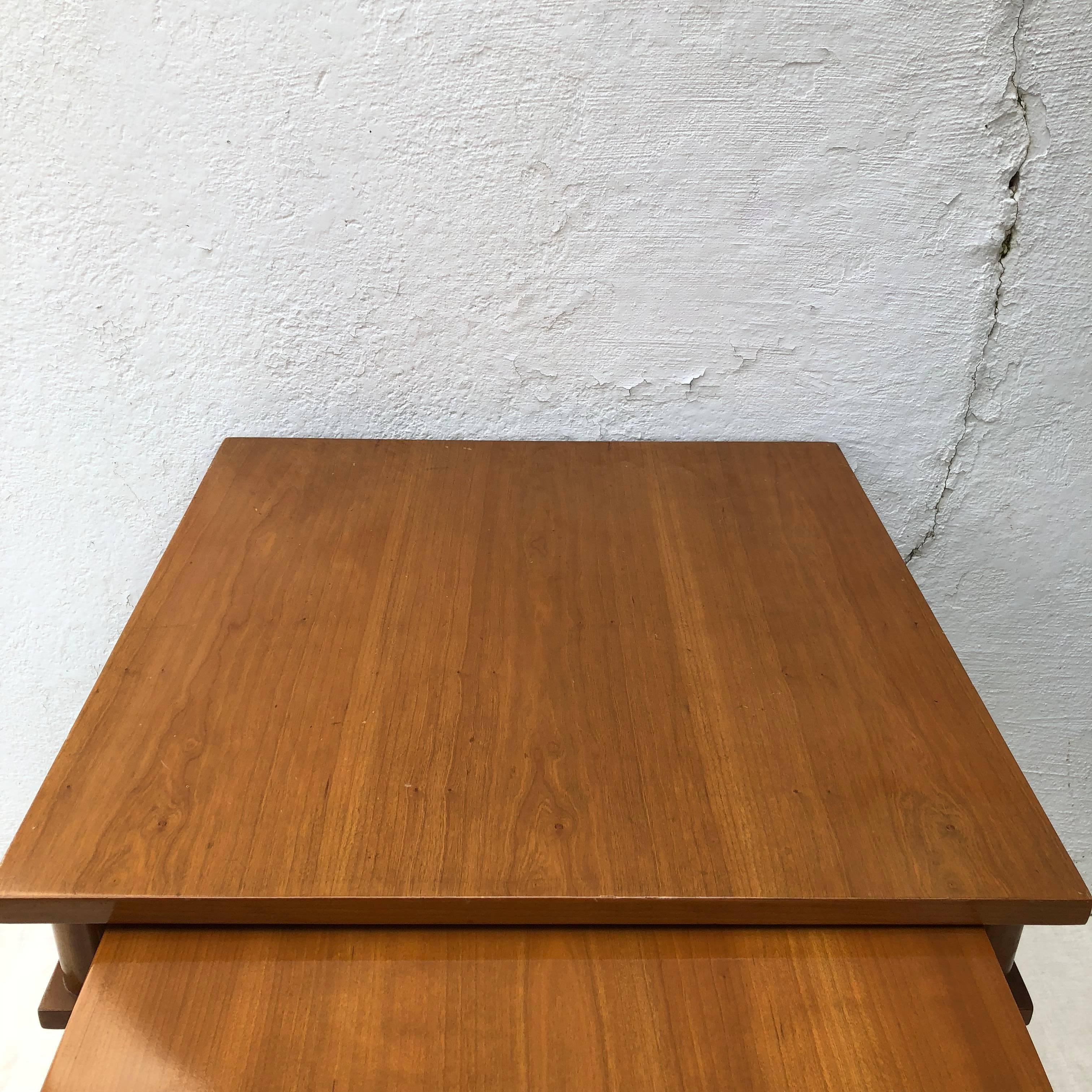 Robsjohn-Gibbings for Widdicomb Nesting Tables In Excellent Condition In East Hampton, NY