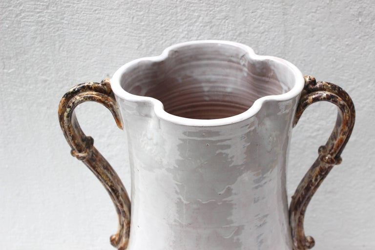 Large Ceramic Vase/ Umbrella Stand at 1stDibs