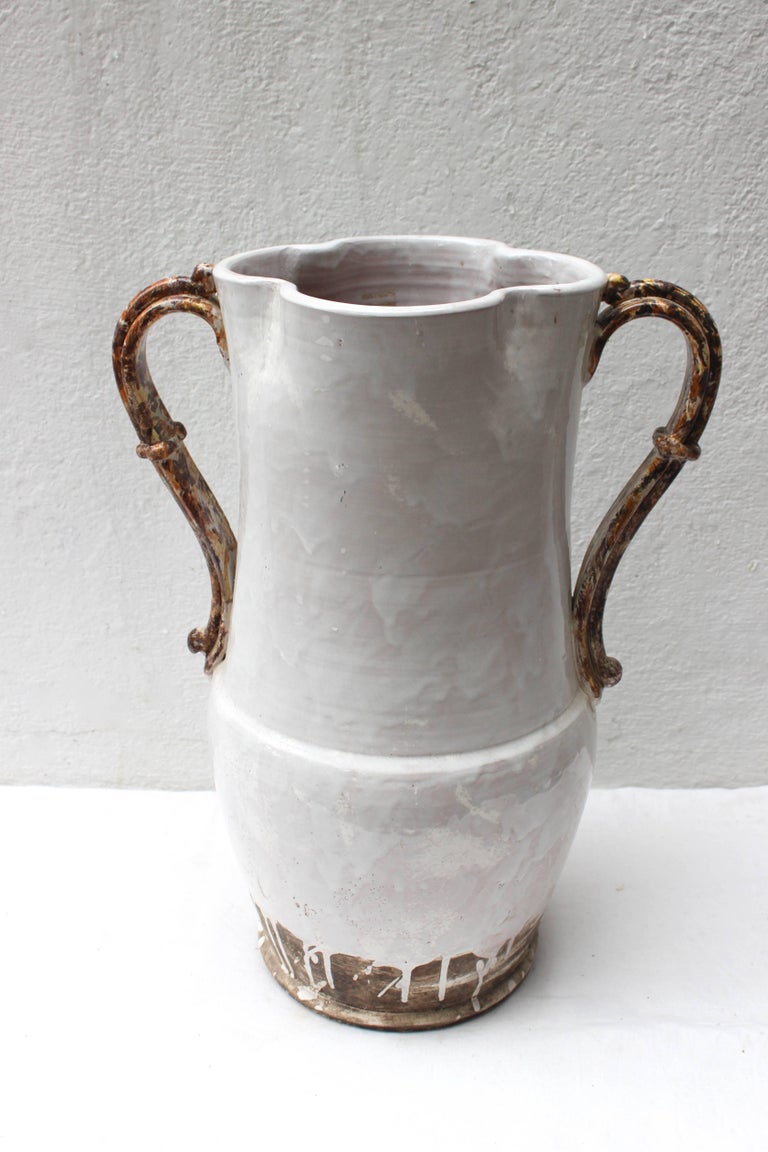 Large Ceramic Vase/ Umbrella Stand at 1stDibs