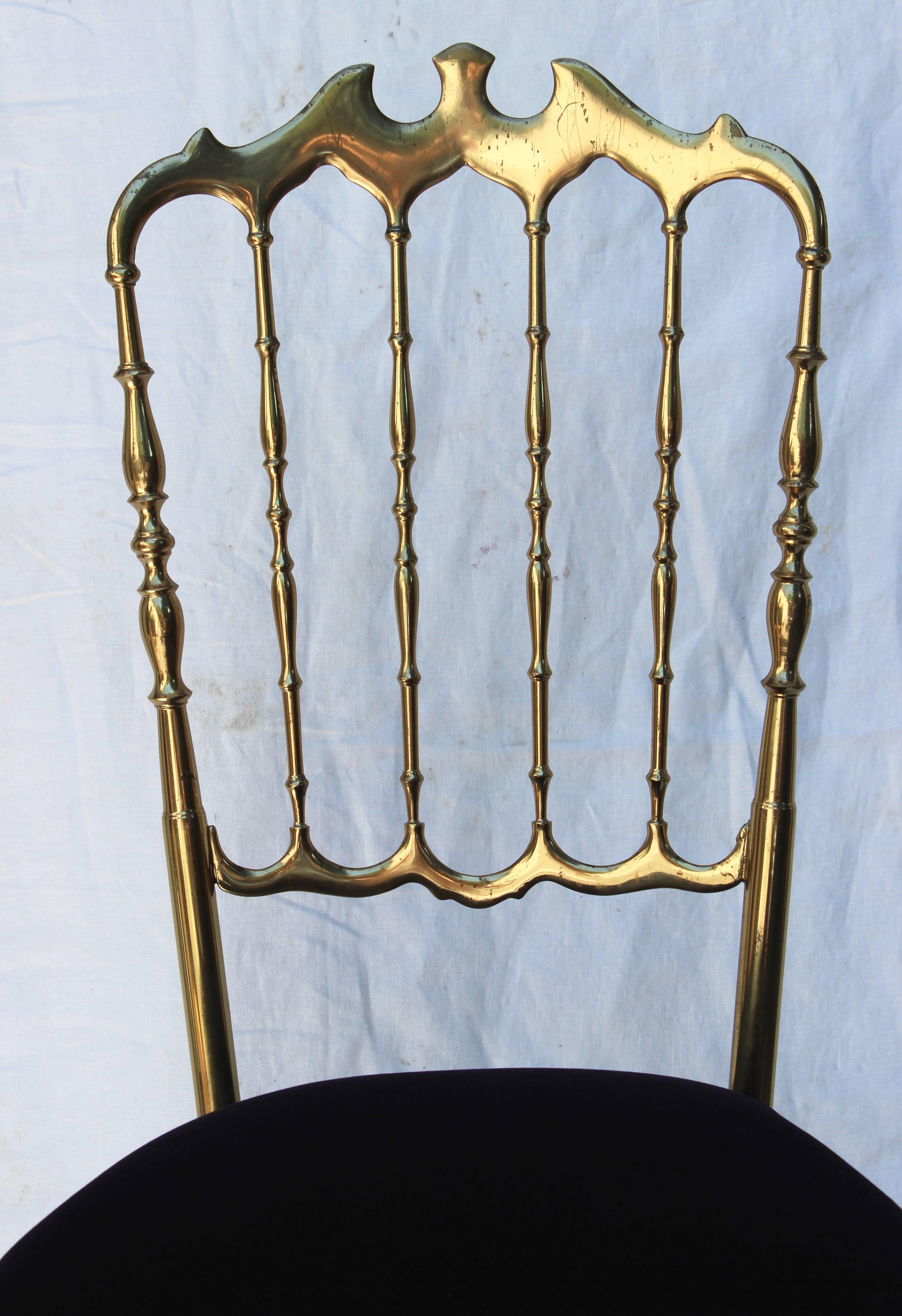 Italian Brass Chiavari Chair 1
