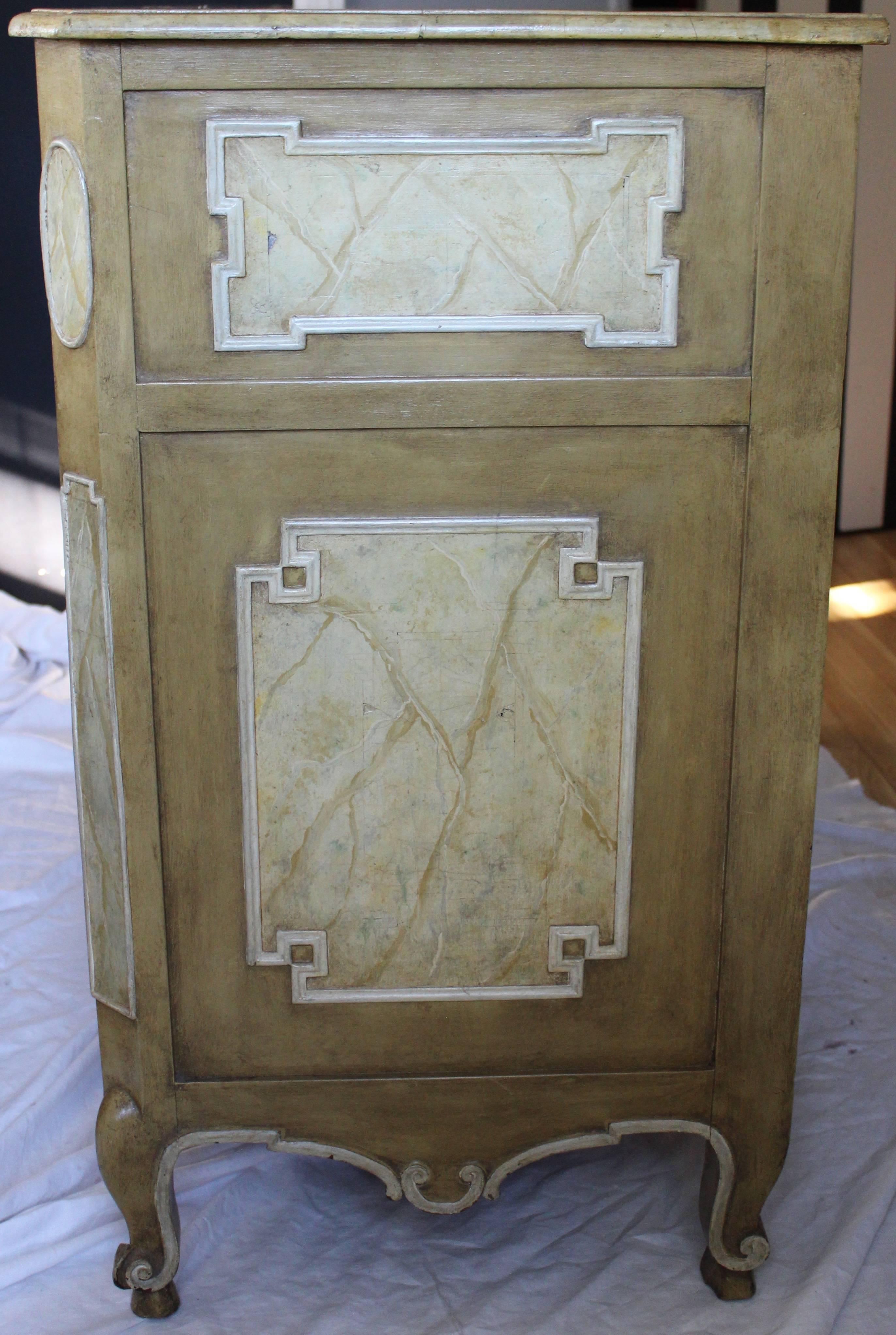 19th Century Painted Cabinet For Sale 4