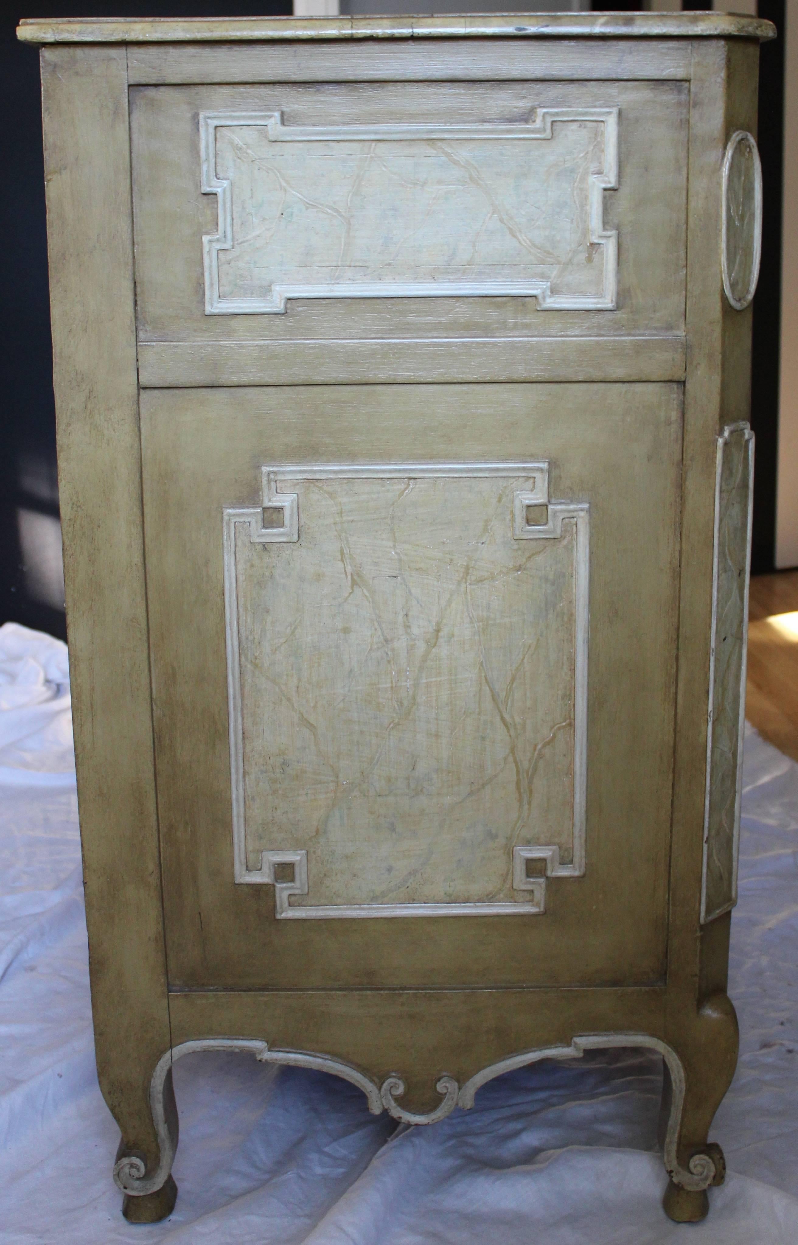 19th Century Painted Cabinet For Sale 5