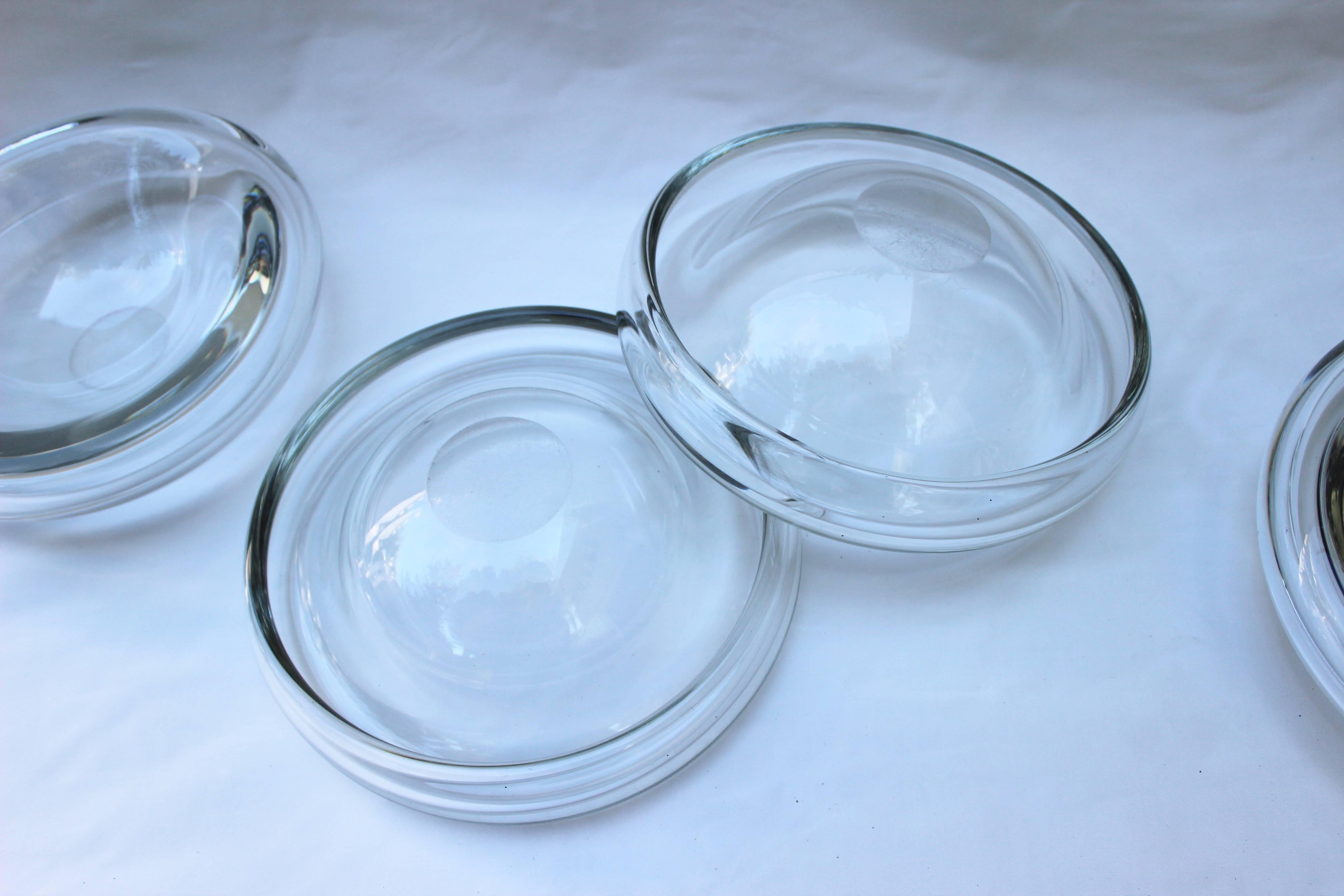 Set of Four Alfredo Barbini Glass Bowls 2