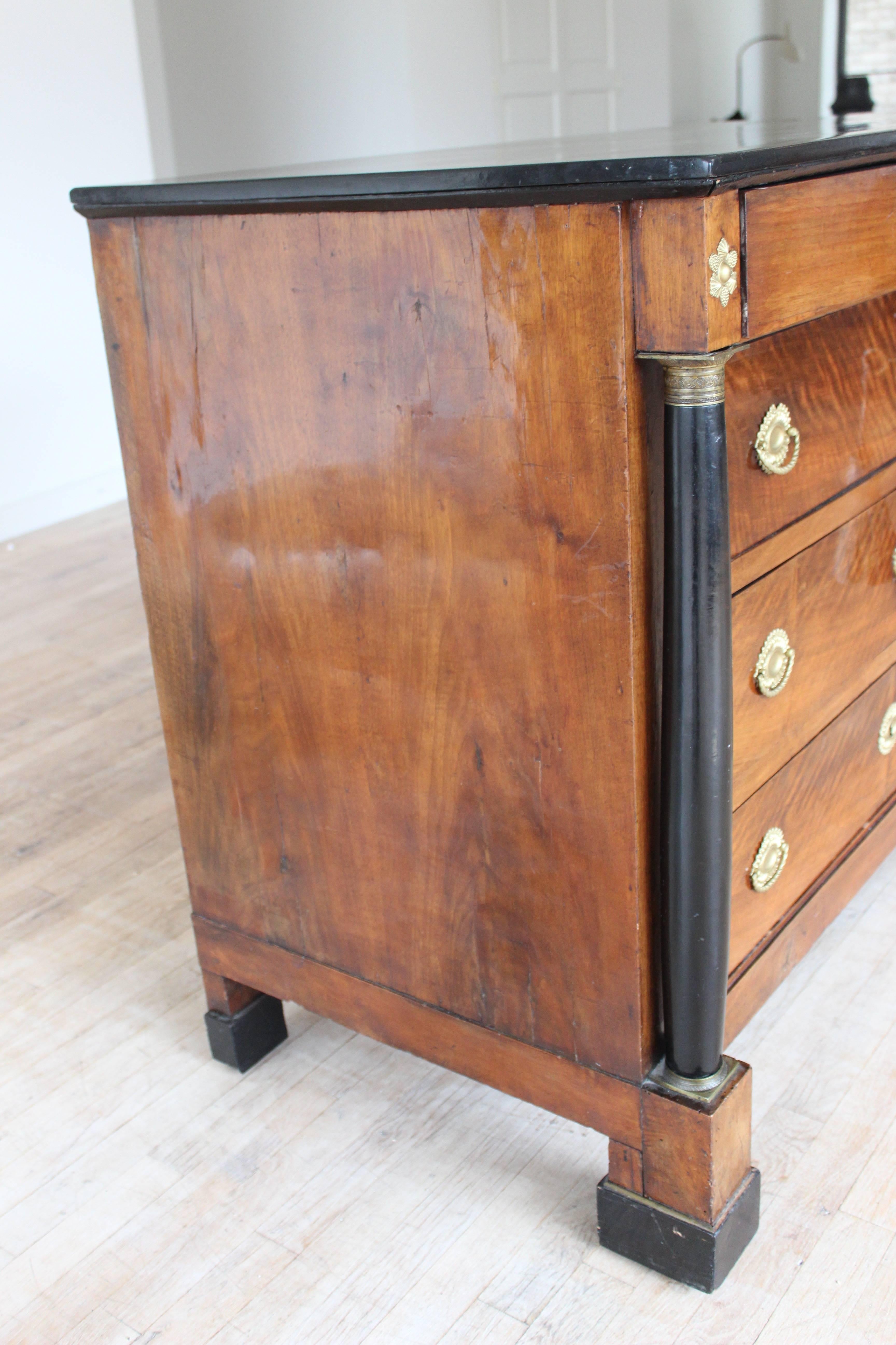 French Empire Chest of Drawers In Good Condition In East Hampton, NY