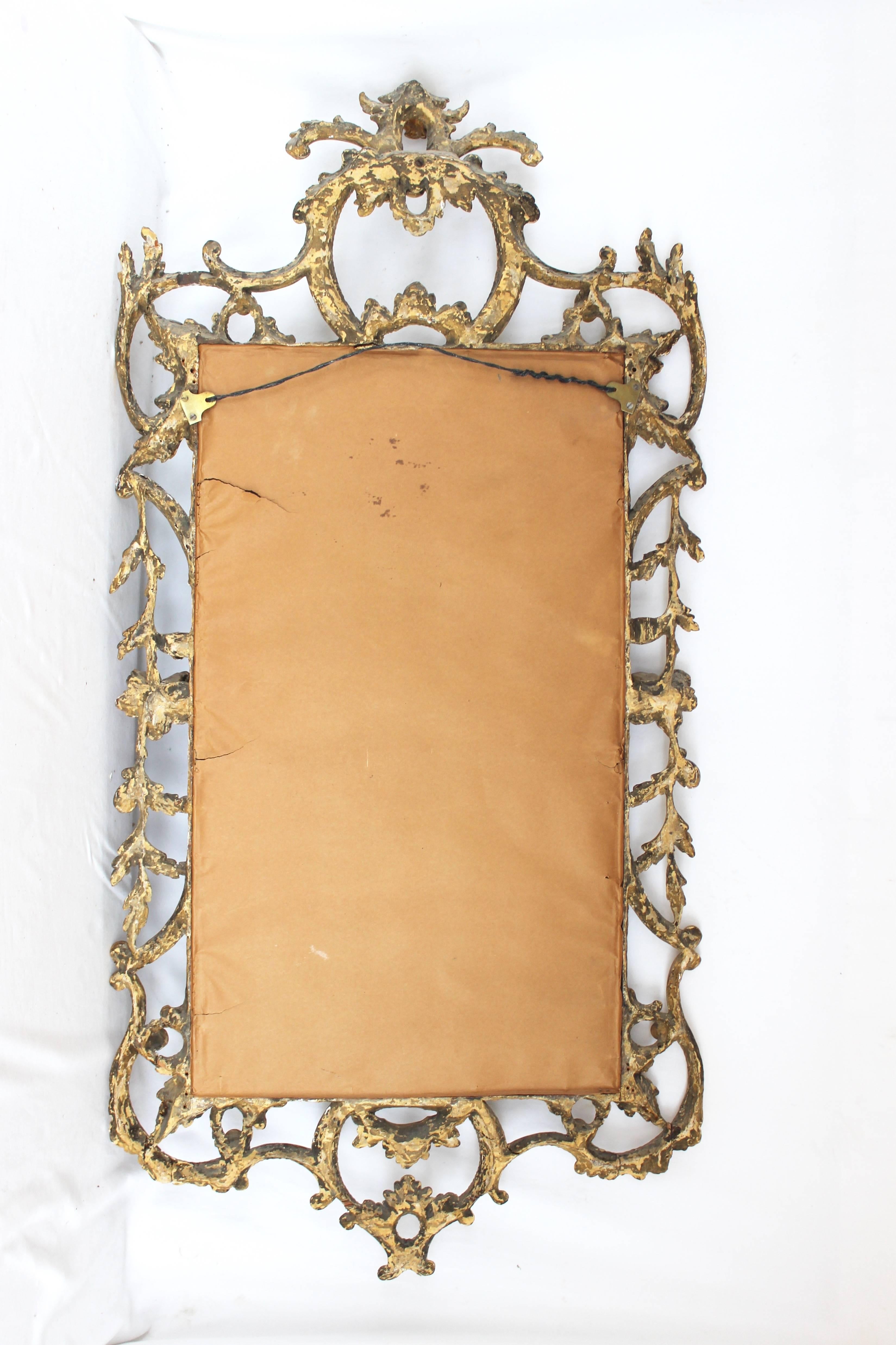 George III Style Giltwood Mirror  2