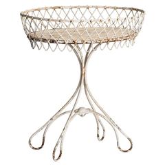 French Wrought Iron Jardiniere, circa 1890