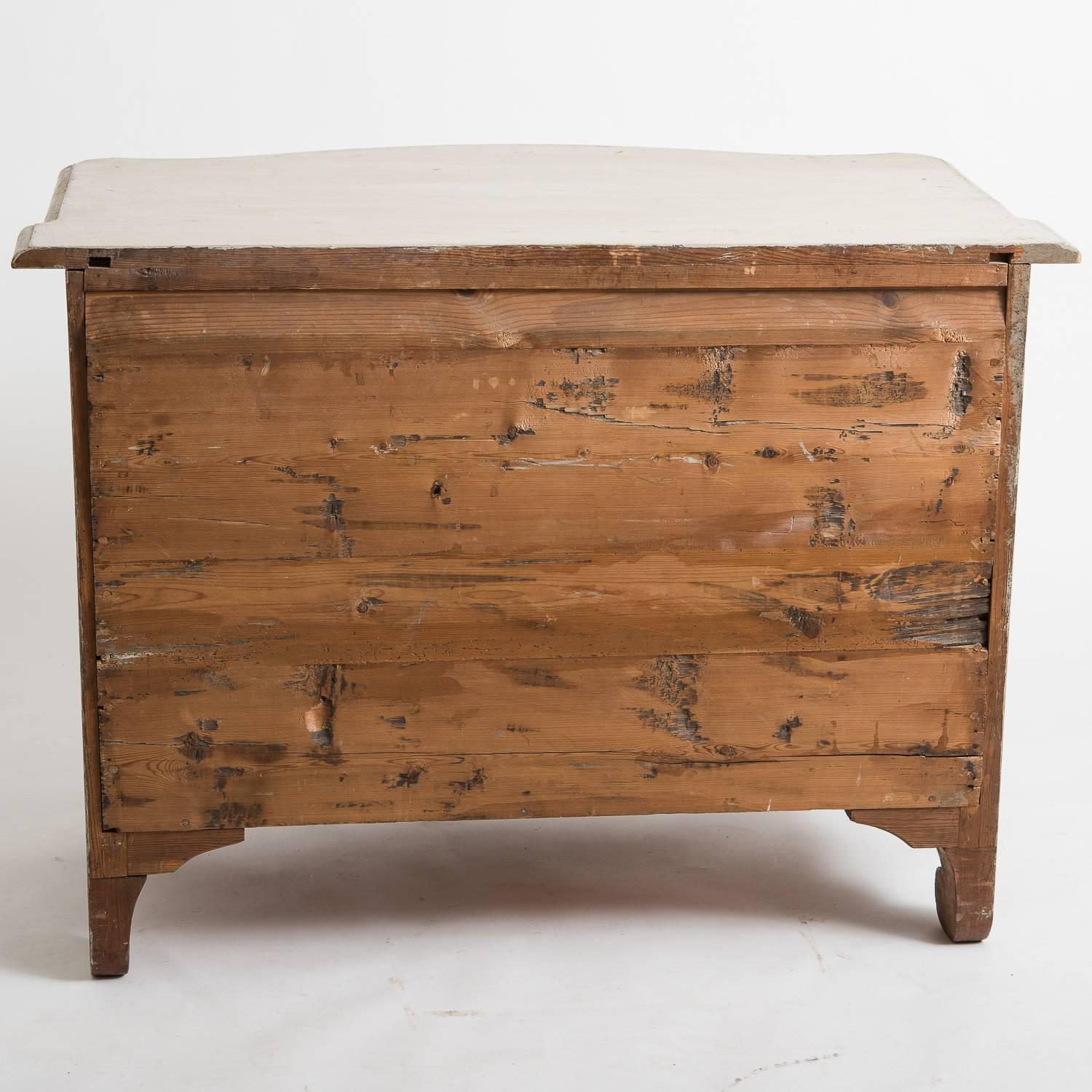 Antique Swedish, Rococo Period, Chest of Drawers, circa 1760 For Sale 3