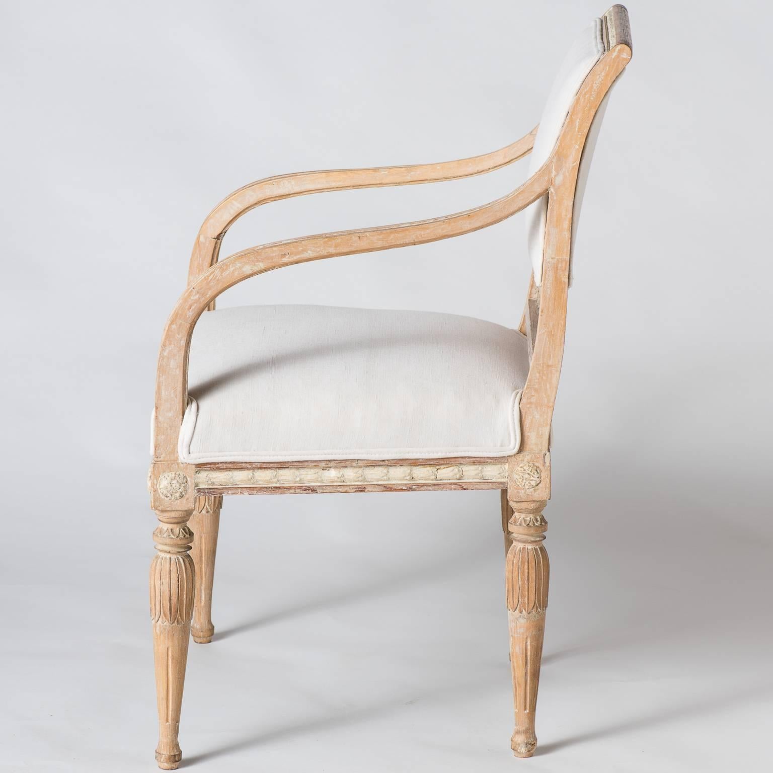 Pair of Swedish Gustavian Period Armchairs, circa 1790 4