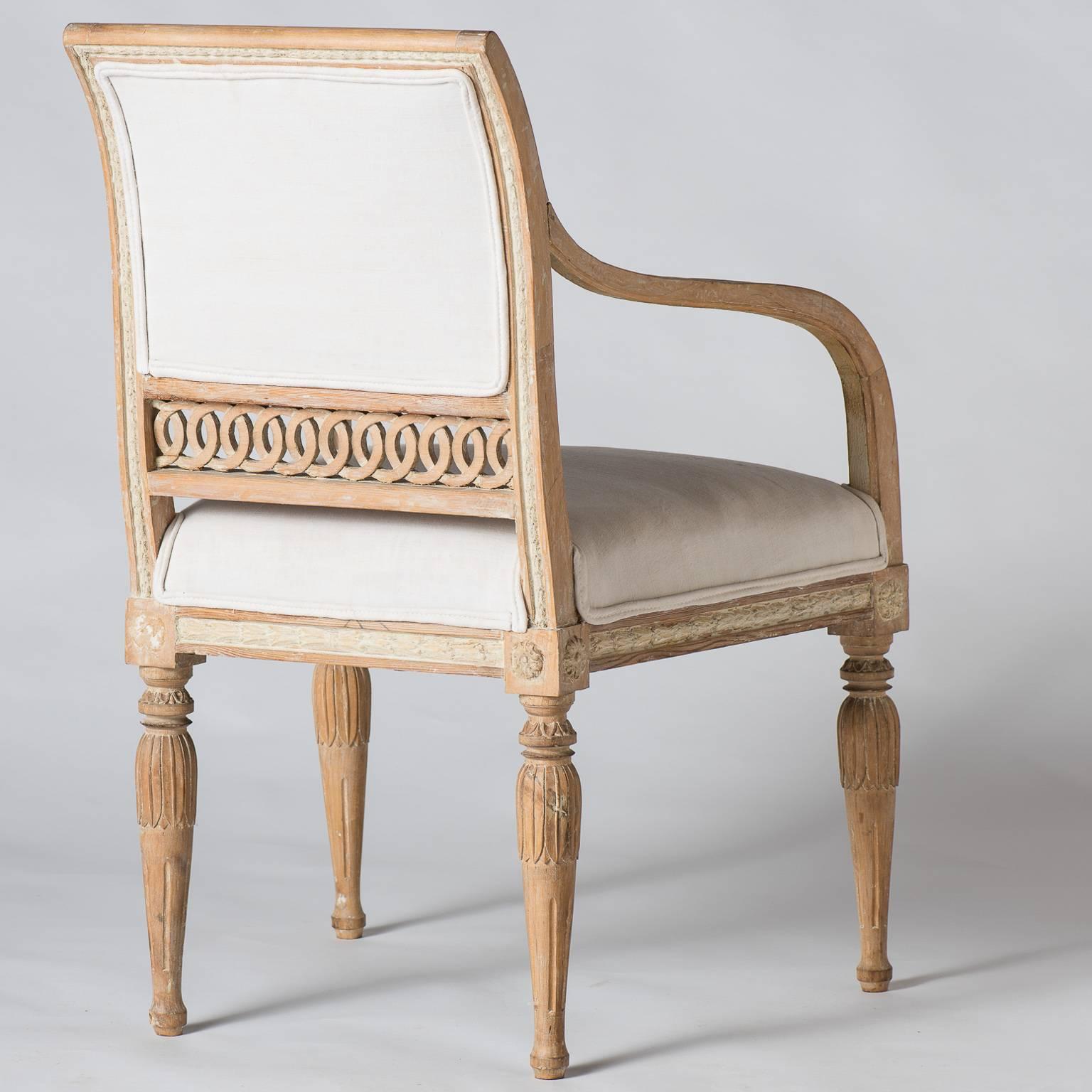 Pair of Swedish Gustavian Period Armchairs, circa 1790 5