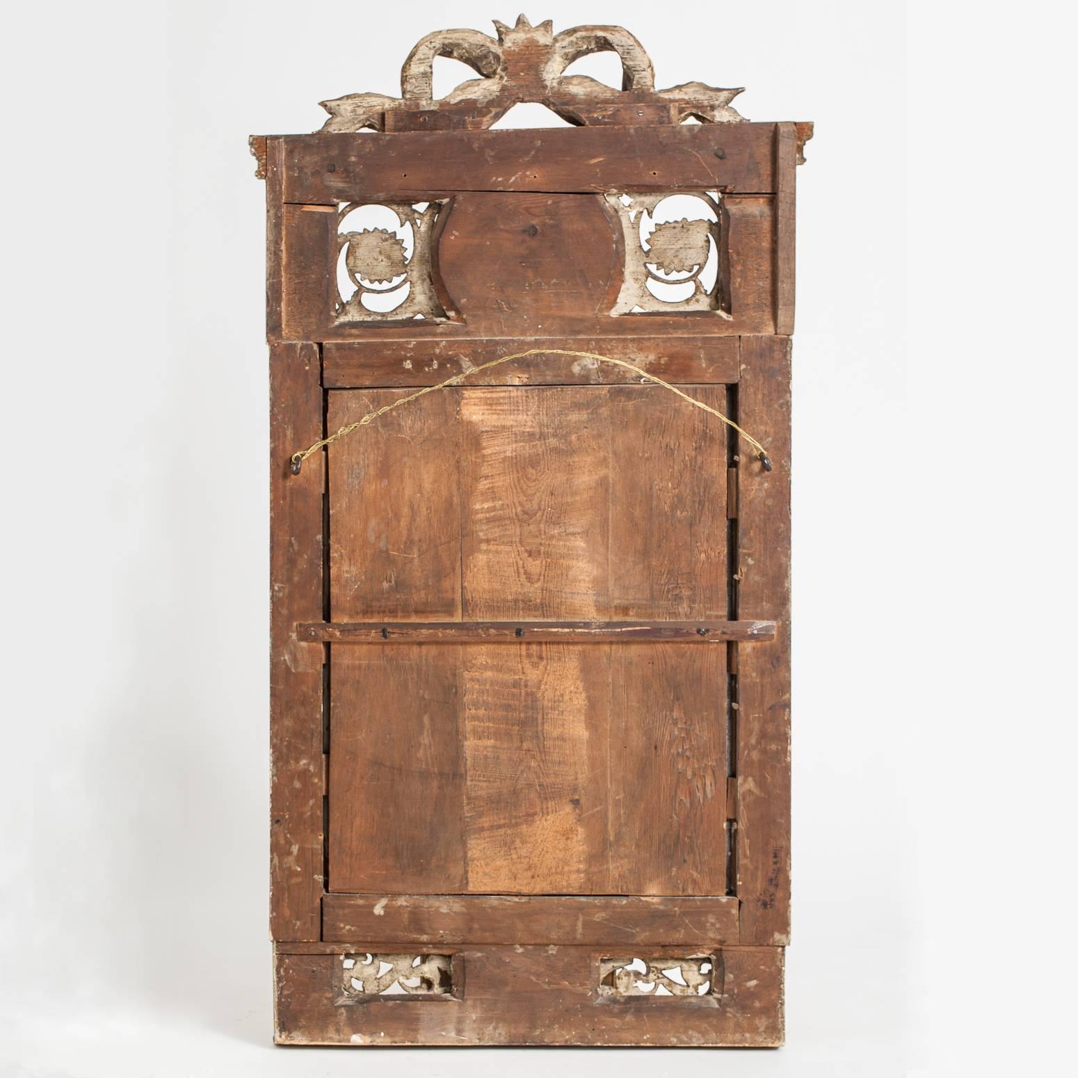 Swedish Gustavian Period Signed Stockholm Mirror, circa 1780 For Sale 4