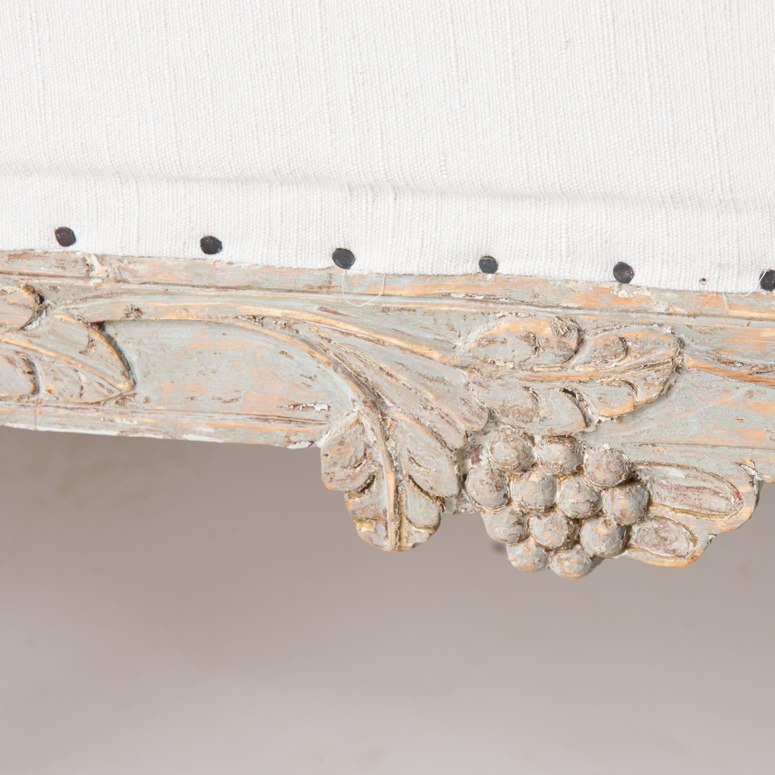 Wood Swedish Gustavian Period Settee from Lindome, circa 1780