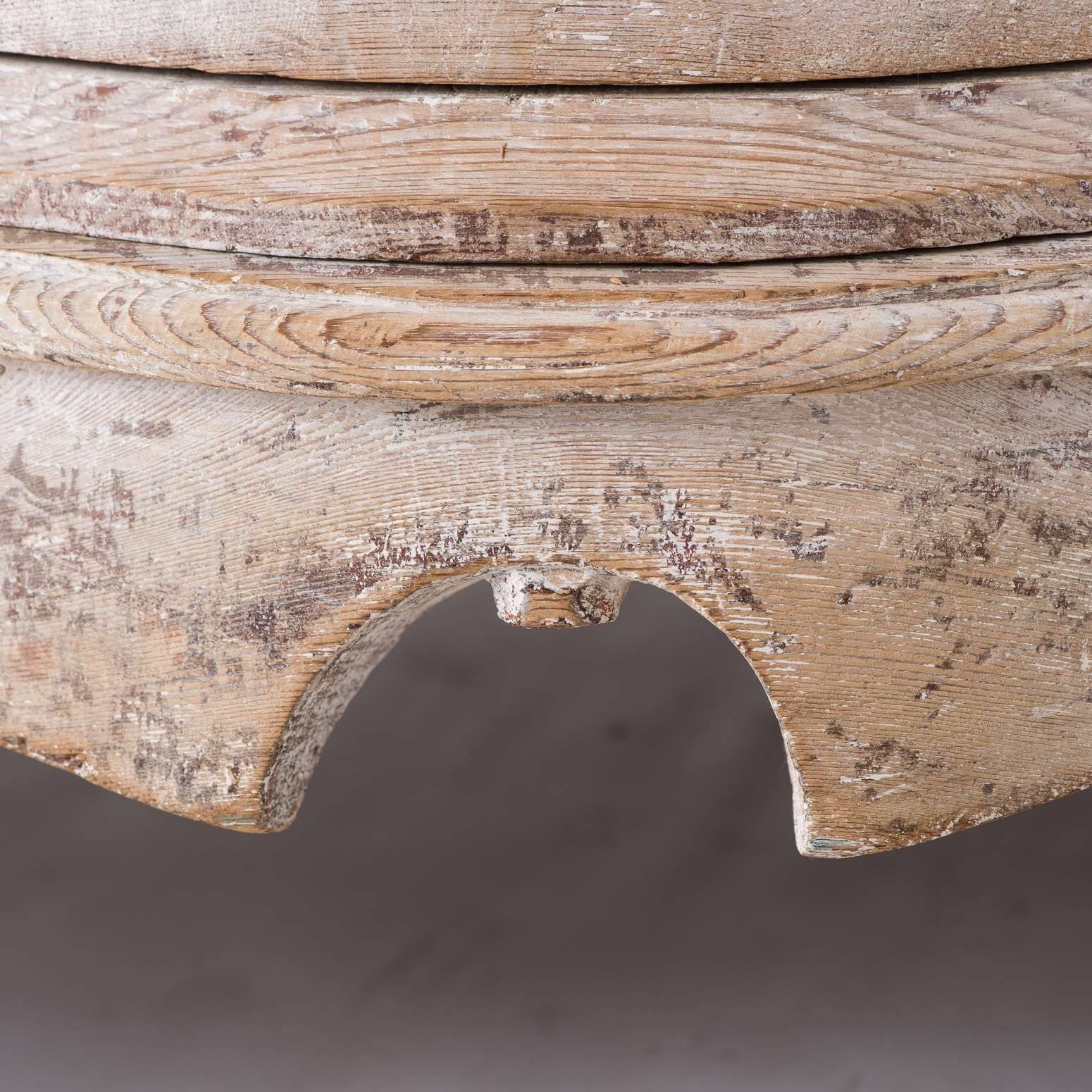 18th Century Swedish Baroque Period Chest of Drawers in Two Parts, circa 1760