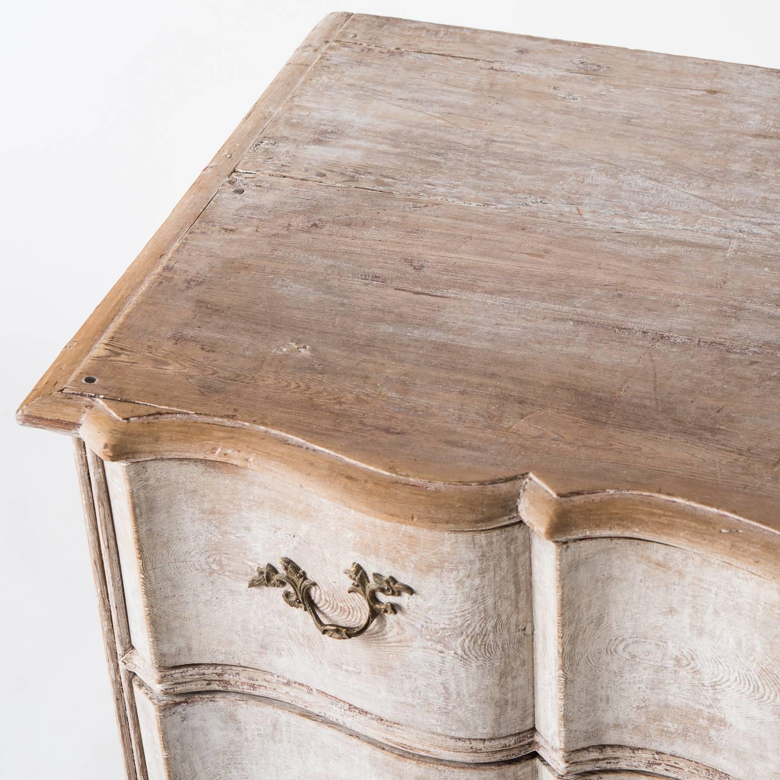 Swedish Baroque Period Chest of Drawers in Two Parts, circa 1760 1