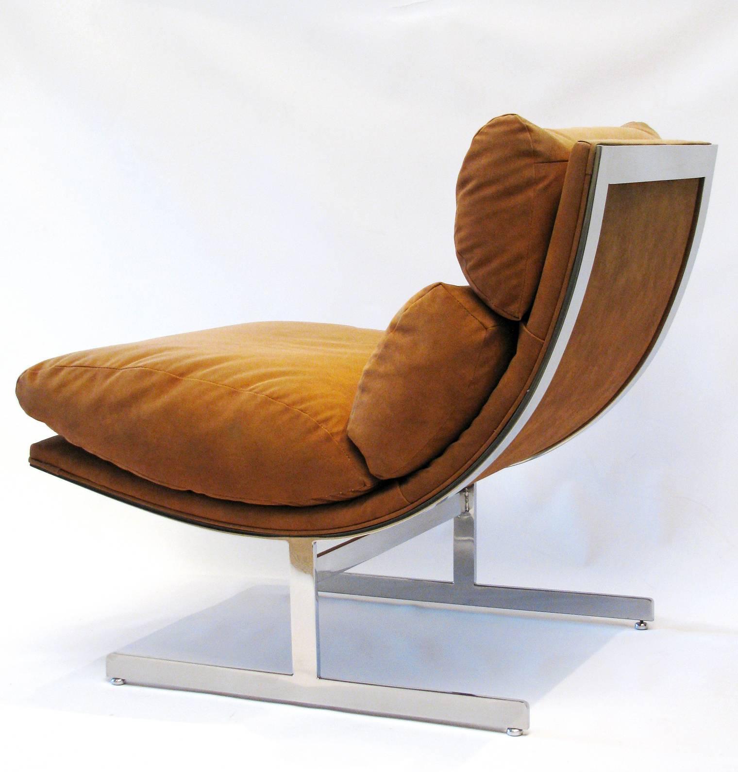 Modern Kipp Stewart for Directional Pair of Lounge Chairs