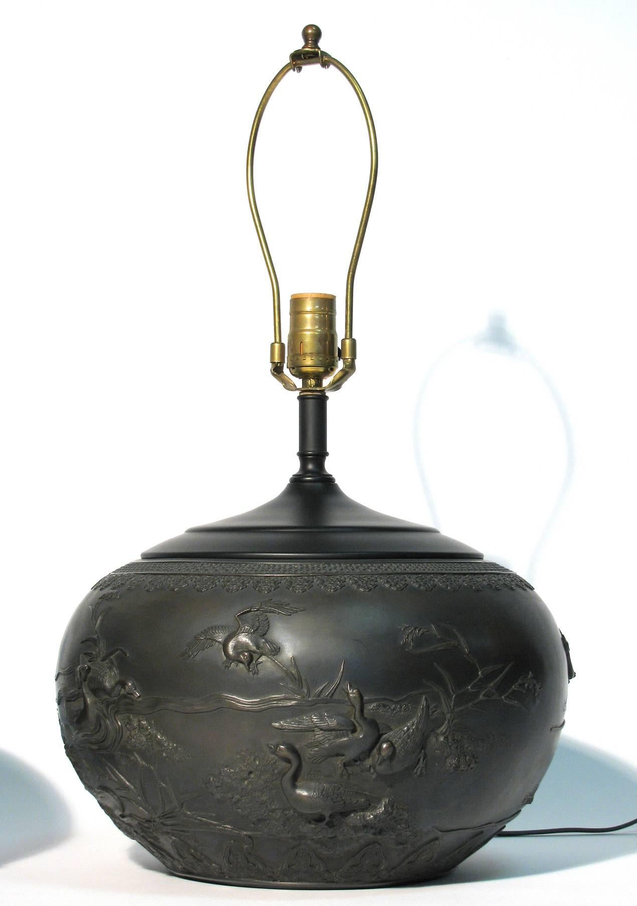 Chinoiserie Style Table Lamps, Pair 2