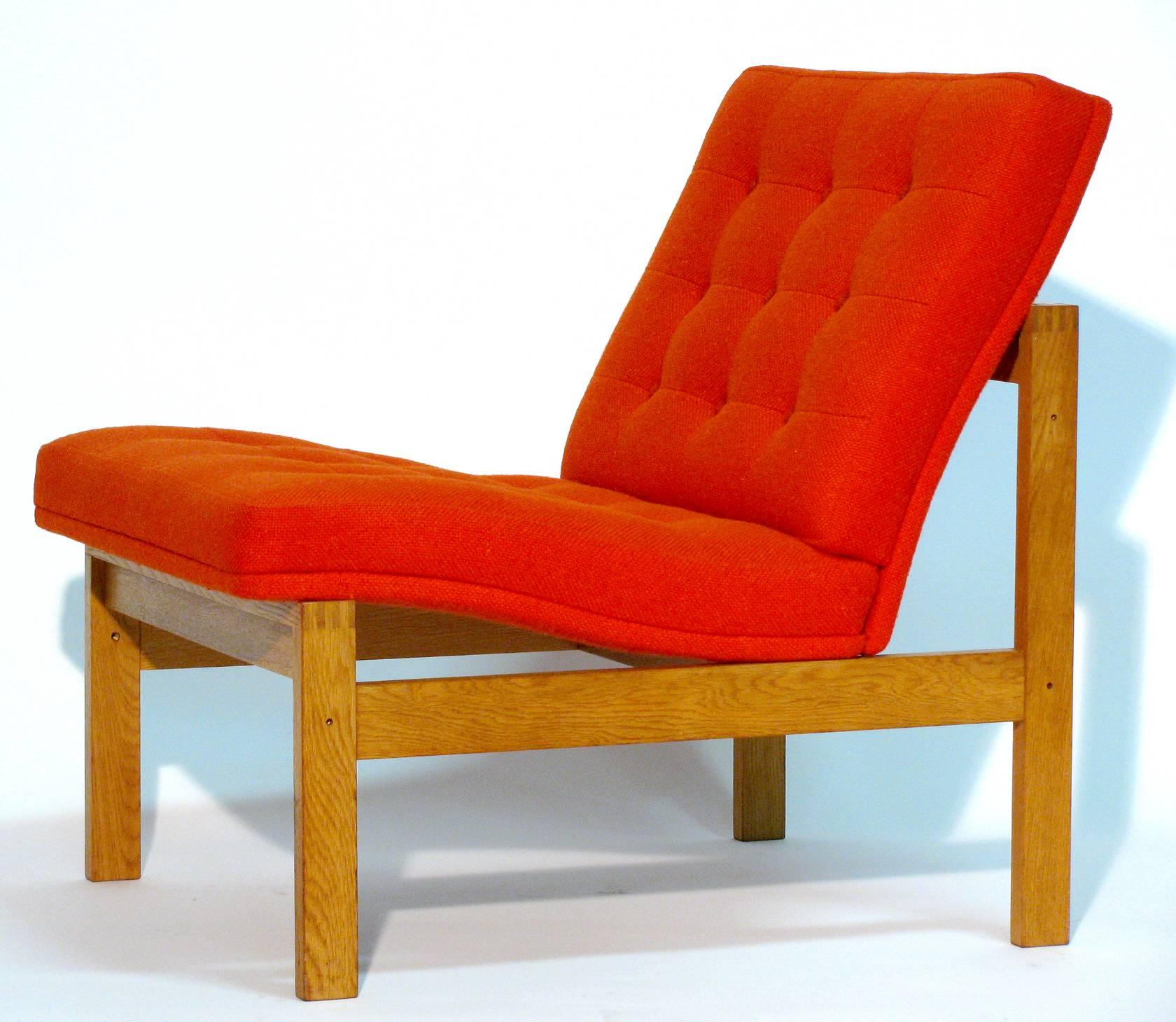 Scandinavian Modern Pair of Easy Chairs by Ole Gjerløv-Knudsen and Torben Lind for France and Son For Sale