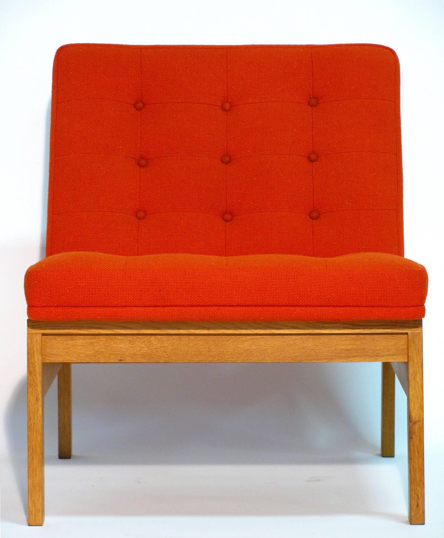 Danish Pair of Easy Chairs by Ole Gjerløv-Knudsen and Torben Lind for France and Son For Sale