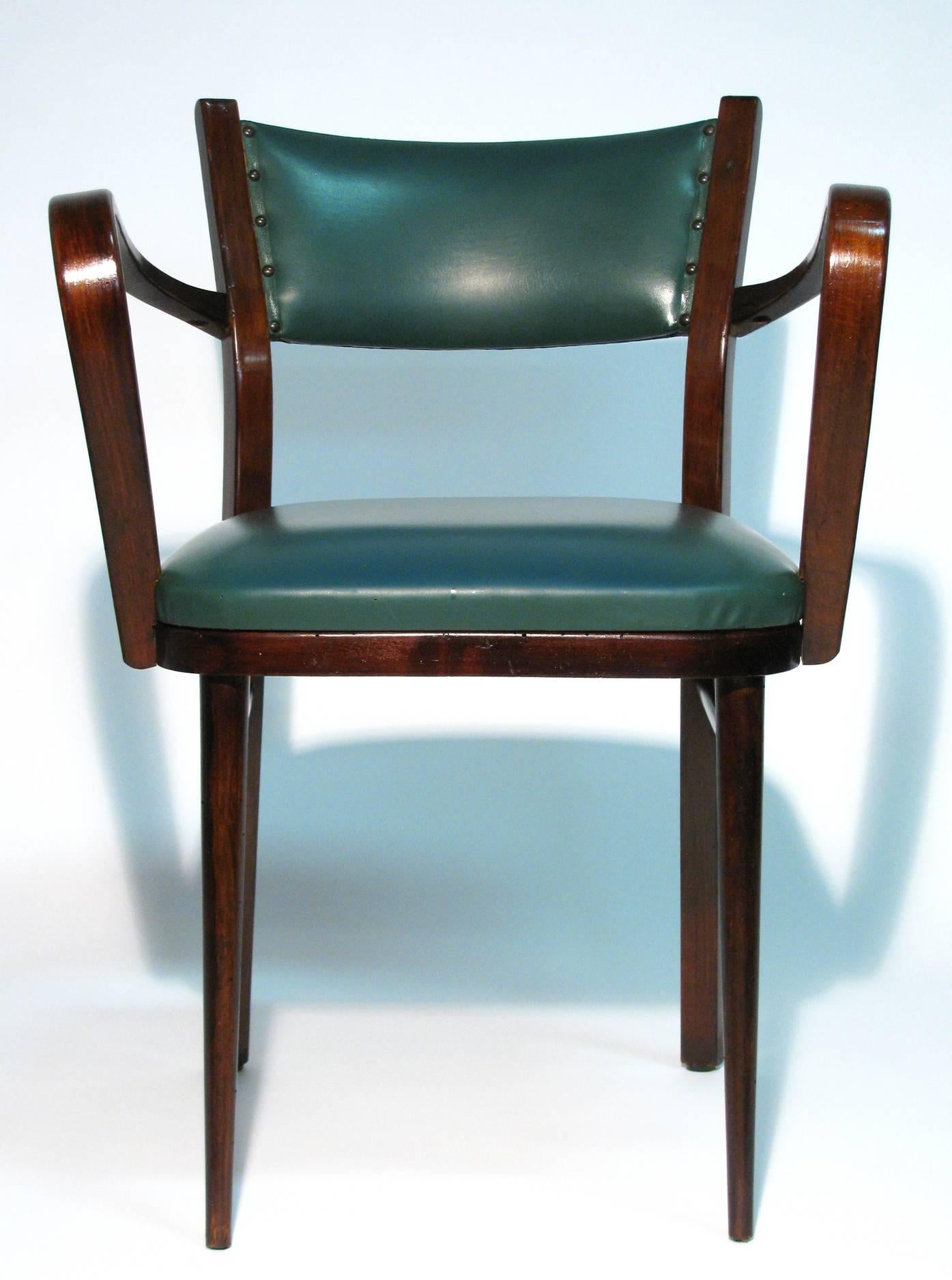 Italian Bentwood Armchair In Good Condition For Sale In Austin, TX