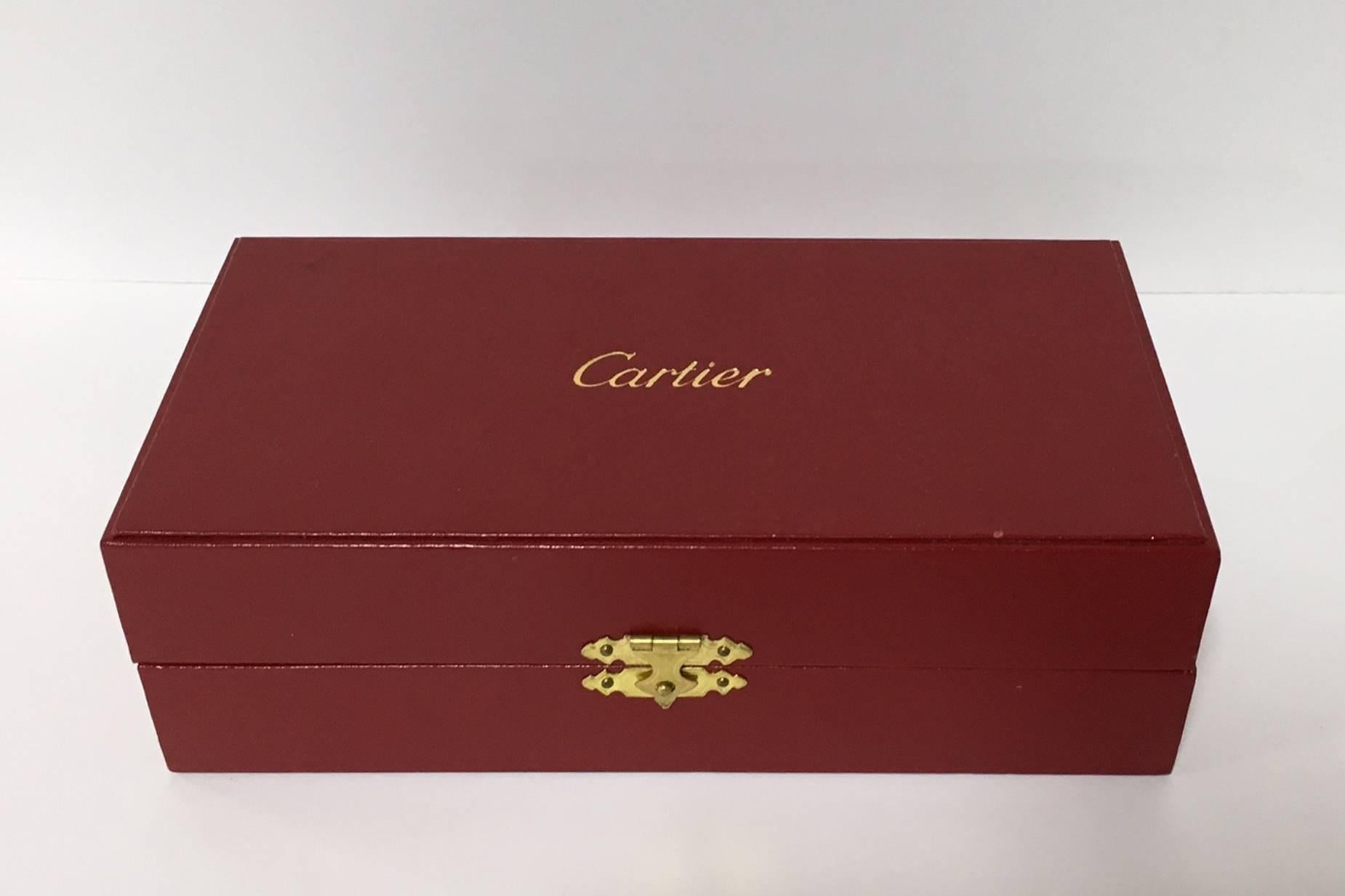 20th Century Cartier Trinity Napkin Rings with Presentation Box