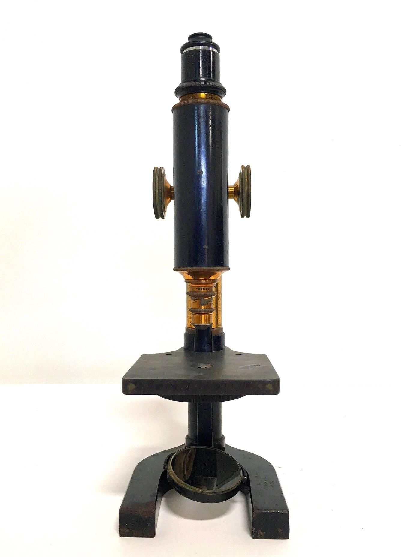 Antique Spencer Brass Microscope For Sale 2