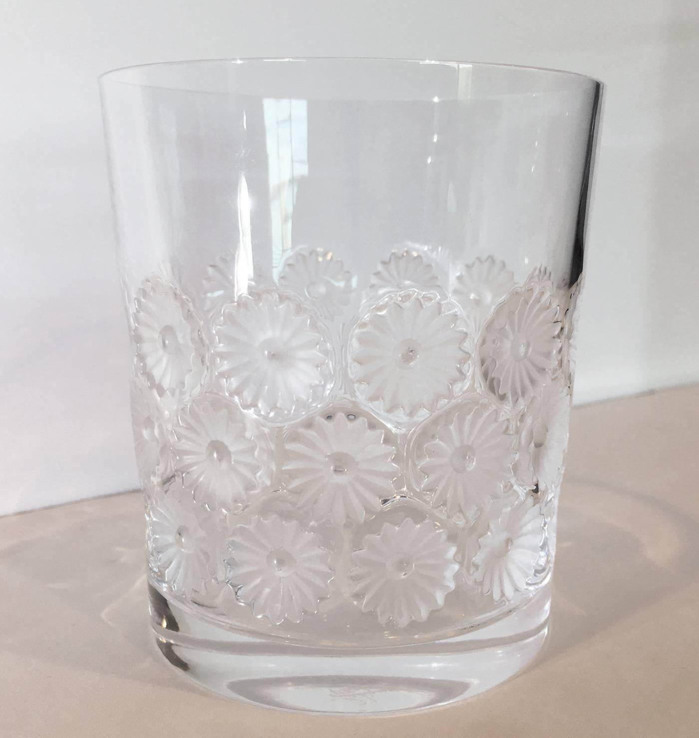 Mid-Century Modern Lalique 'Napsbury' Cocktail Glass, Pair For Sale
