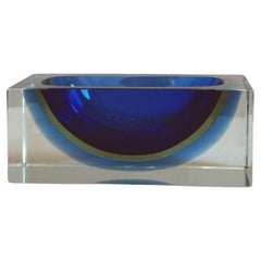 1960s Blue Sommerso 'Ripley' Bowl