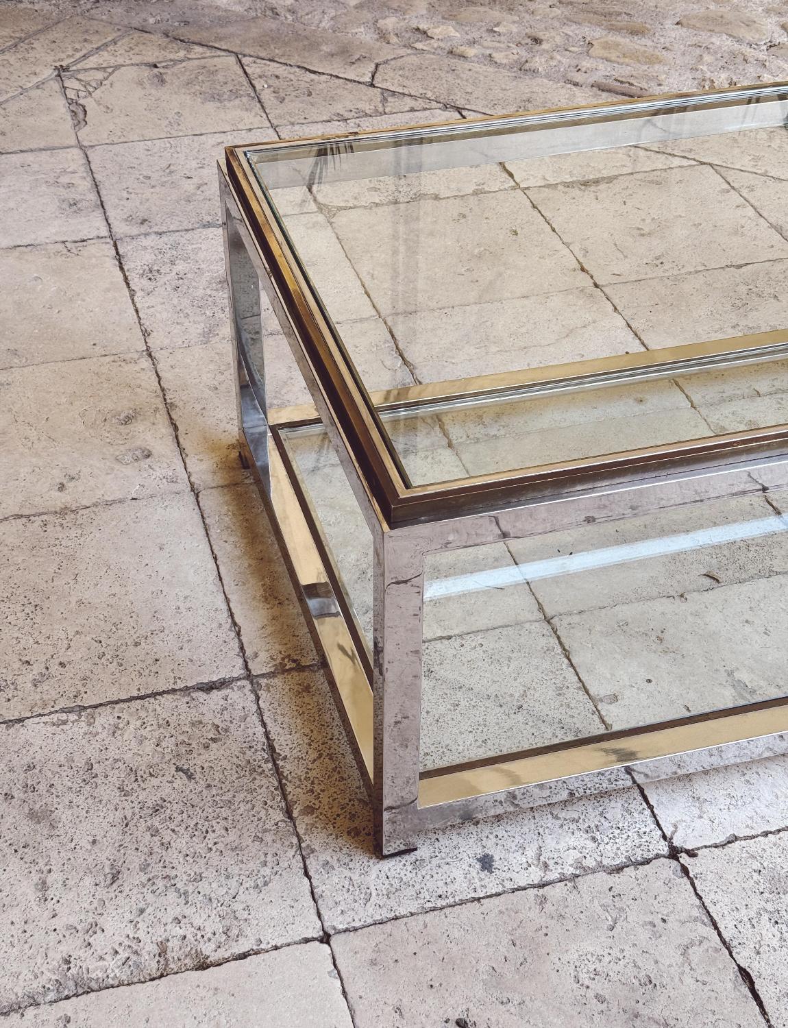 Mid-20th Century 1960s Large Romeo Rega Coffee Table For Sale