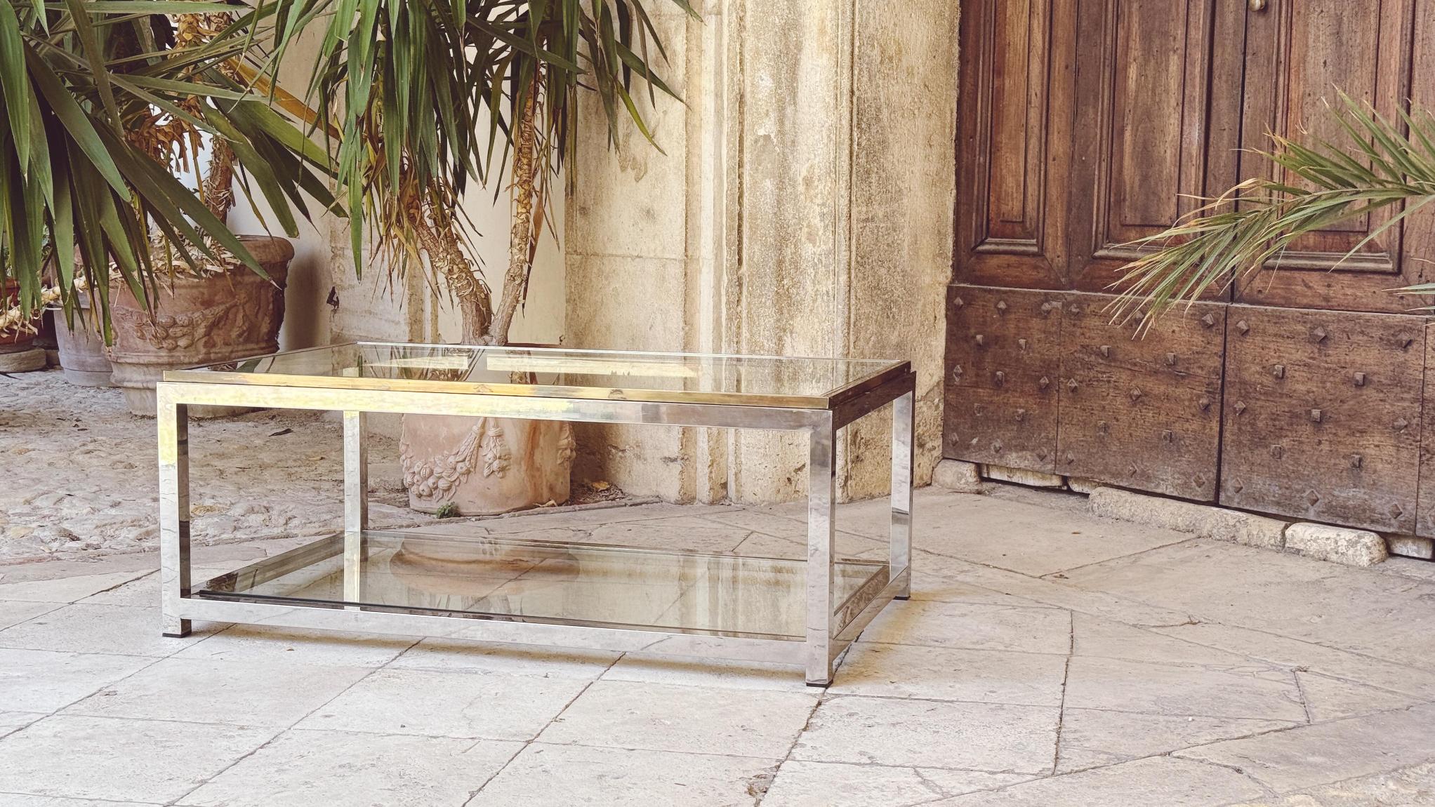 1960s Large Romeo Rega Coffee Table For Sale 1