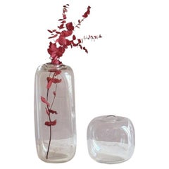 Pair of Alfredo Barbini Vases for the Cubici Series 1970