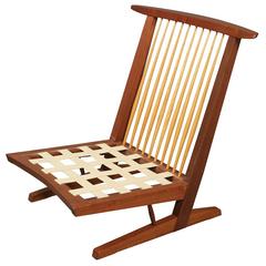 Pair of Conoid Cushion Chairs by George Nakashima, 1983