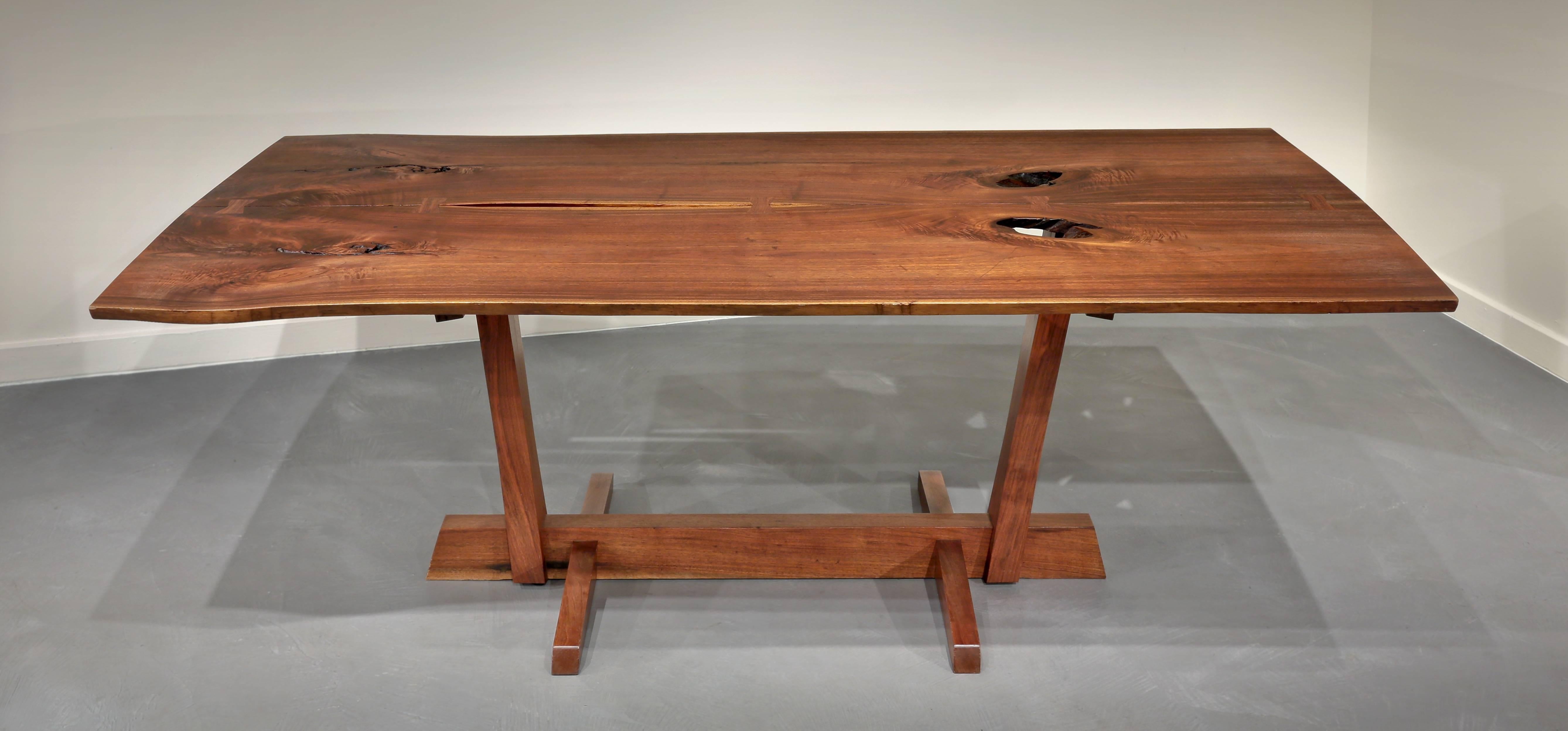 American Conoid Dining Table by George Nakashima, 1975 For Sale