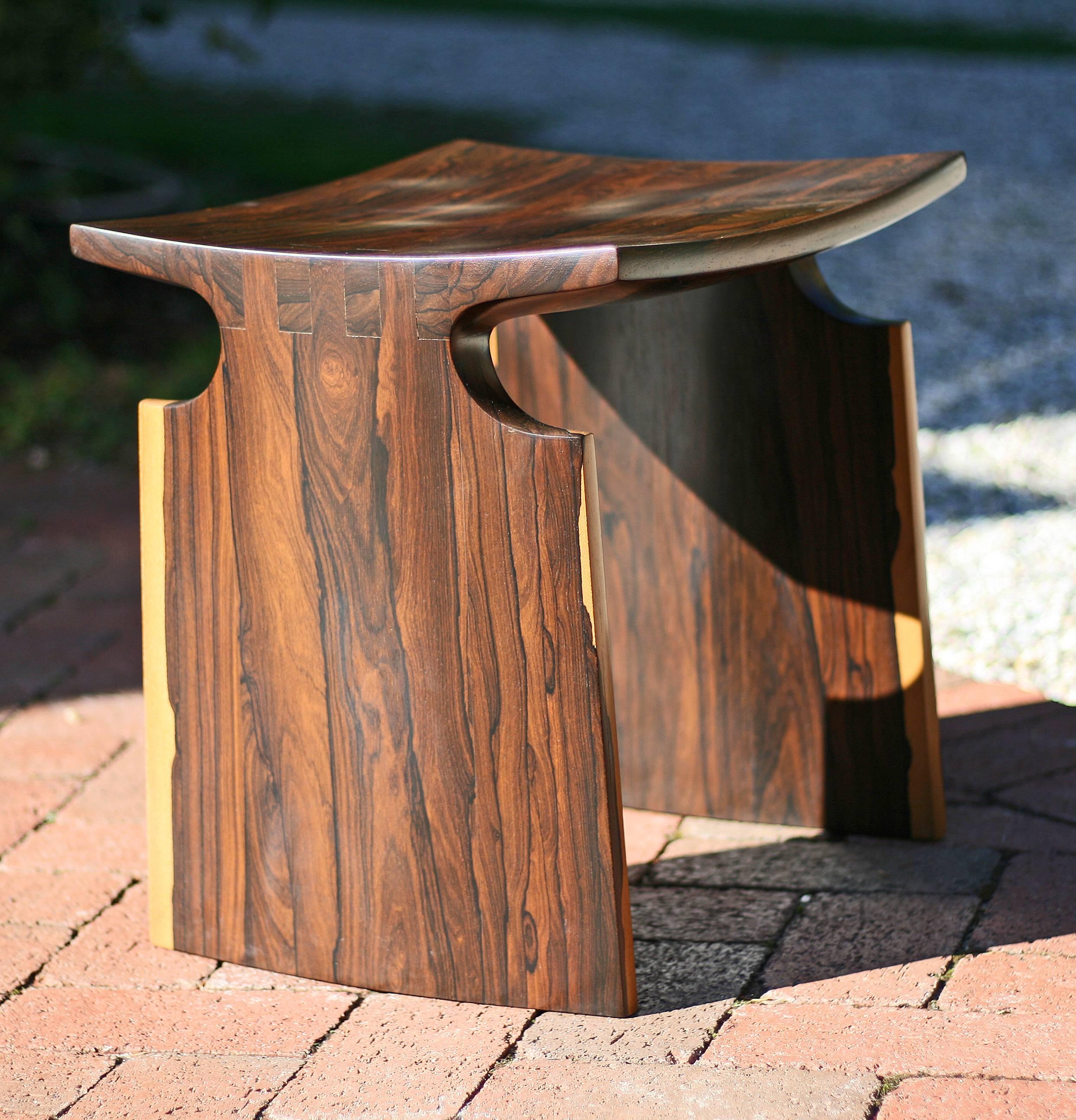 Contemporary Renwick Stool by David Ebner, 2013 For Sale