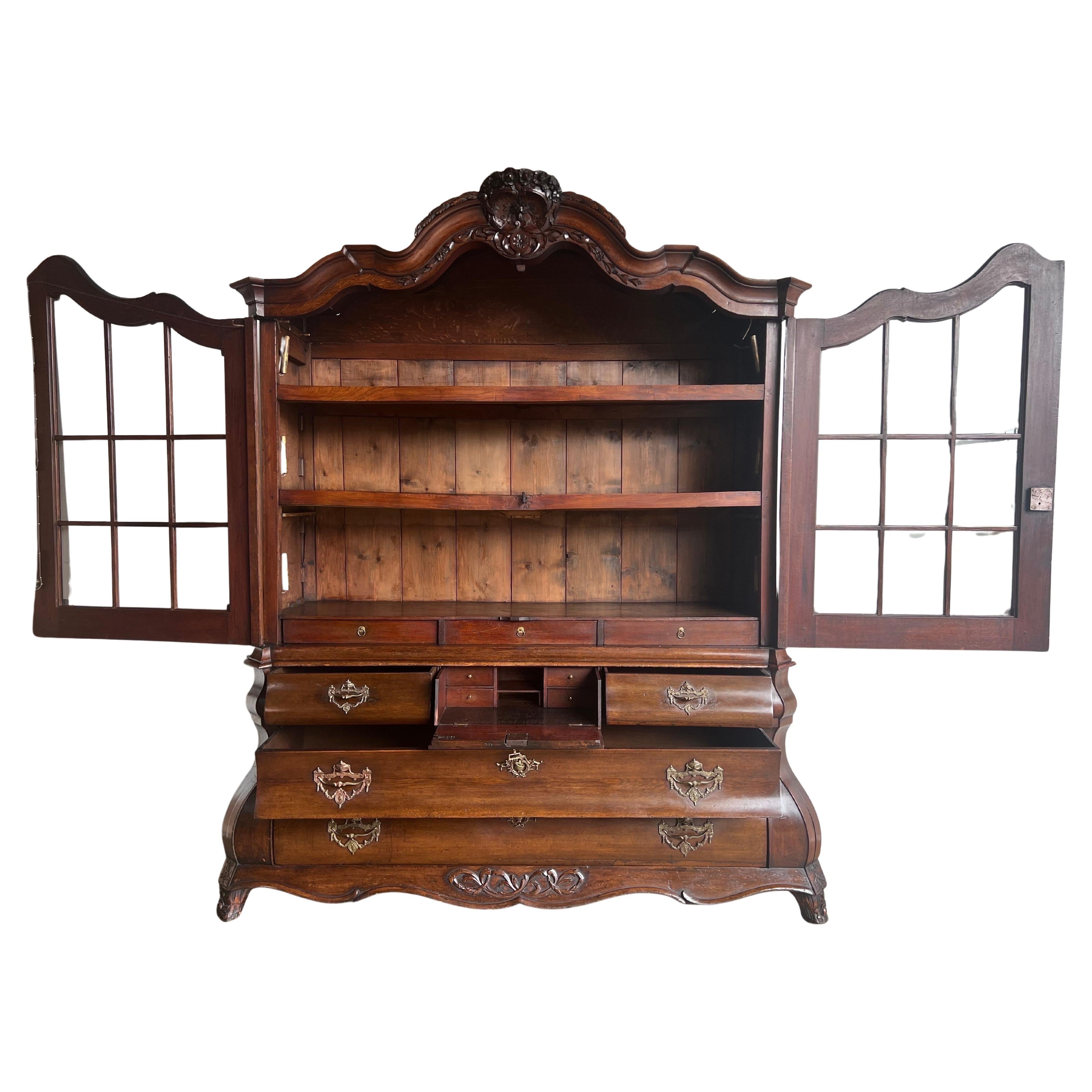 18th Century Mahogany Dutch Cabinet