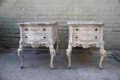 19th Century French Tables with Marble Tops