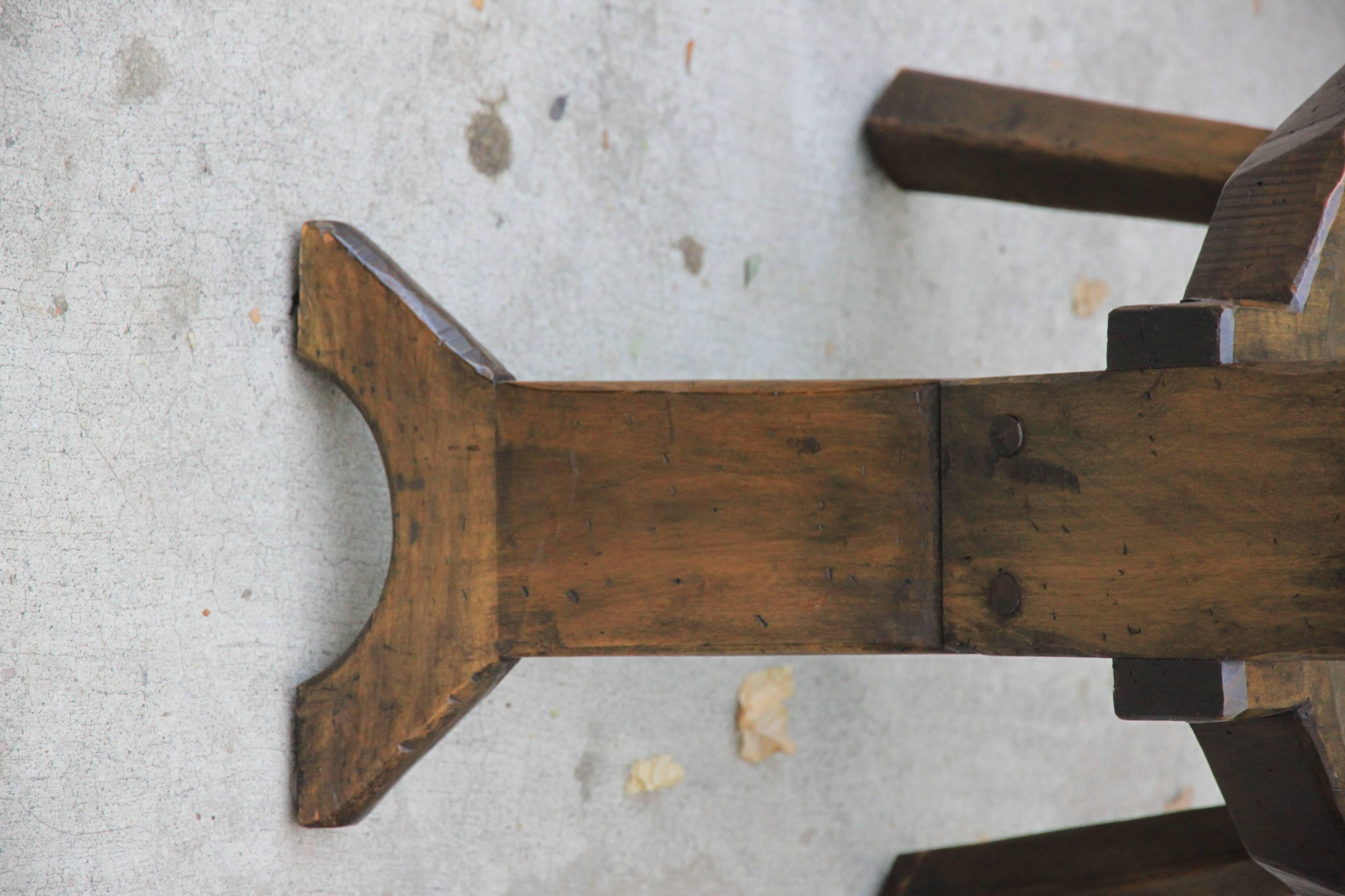 Mid-20th Century Set of Six American Primitive Side Chairs by John Barbor