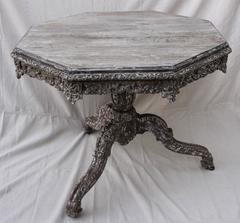 19th Century French Octagonal Tripod Table