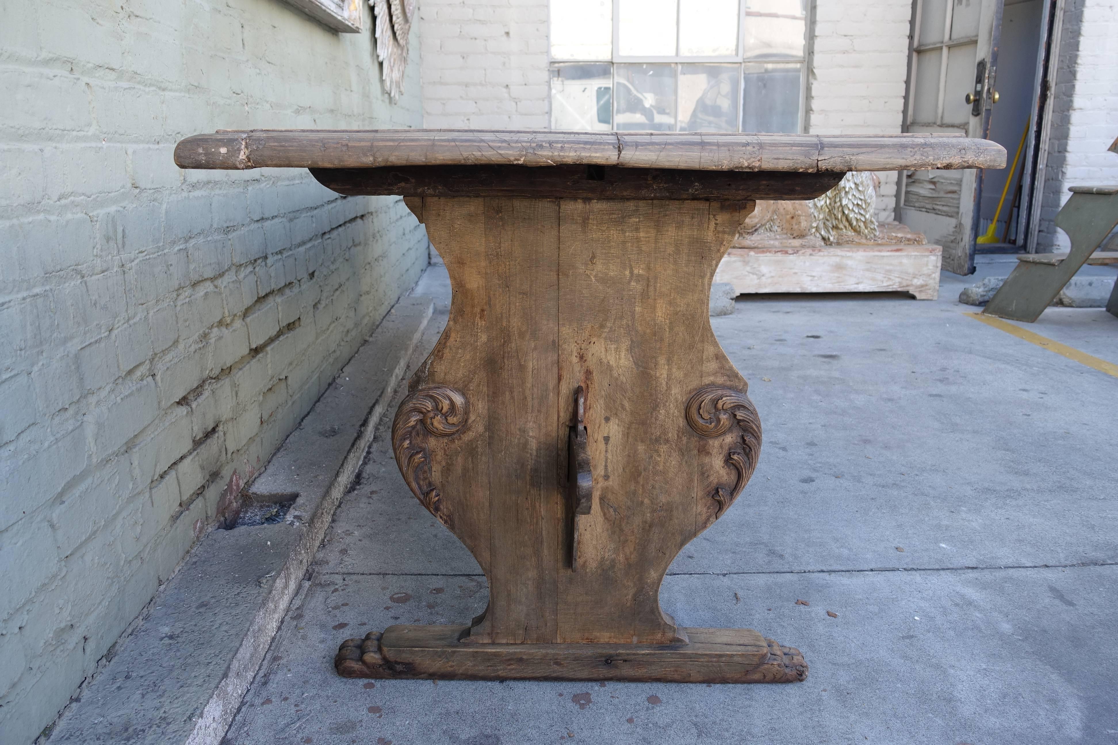 Other 19th Century Italian Trestle Table