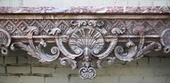 19th Century French Console with Marble Top