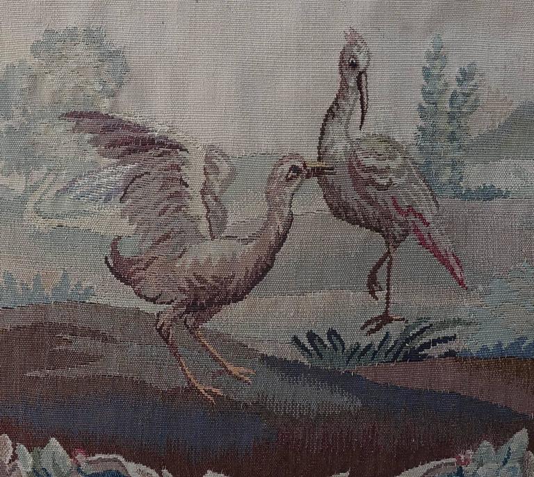 Pair Of 19th Century French Aubusson Pillows By Melissa Levinson