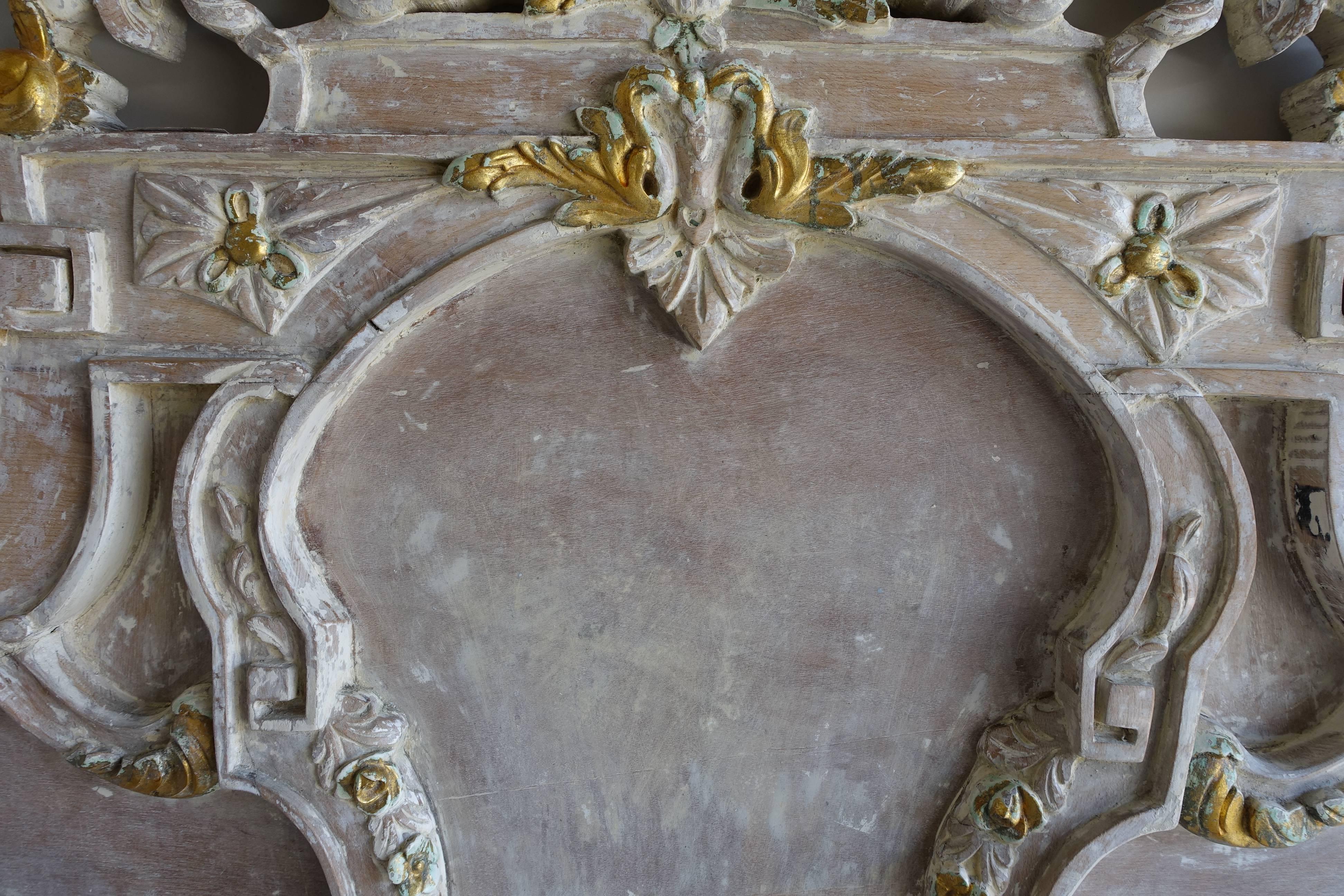 Mid-20th Century French Carved Headboard, circa 1930