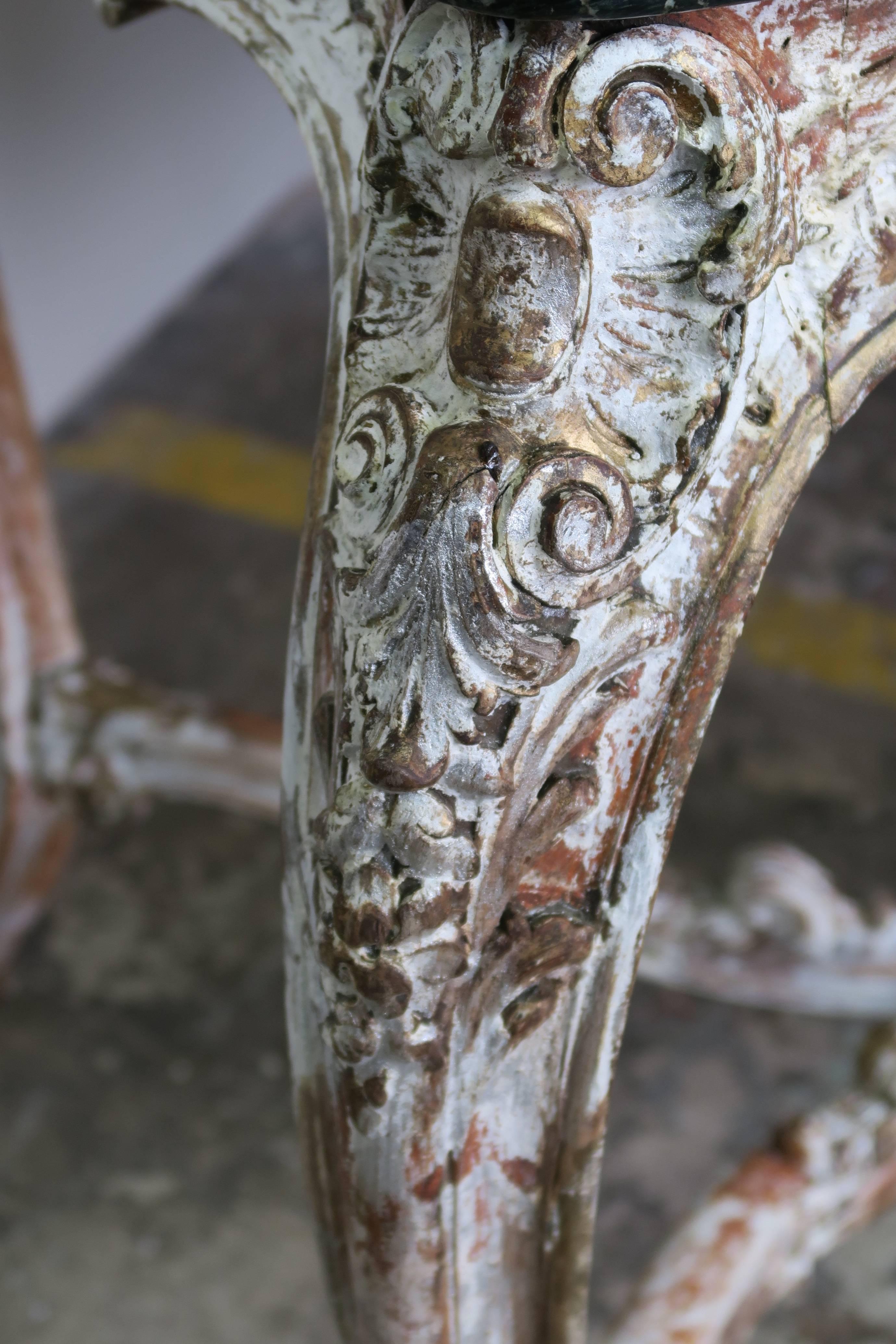 19th Century French Marble Top Tables, Pair 2